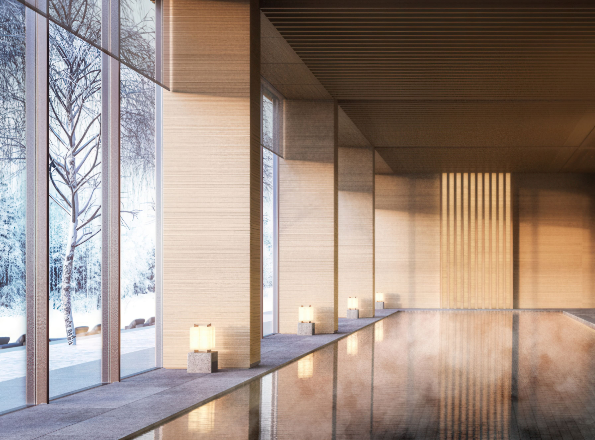 The Aman Spa at Japan's fourth Aman property, Aman Niseko, scheduled for 2030 debut on Mount Moiwa