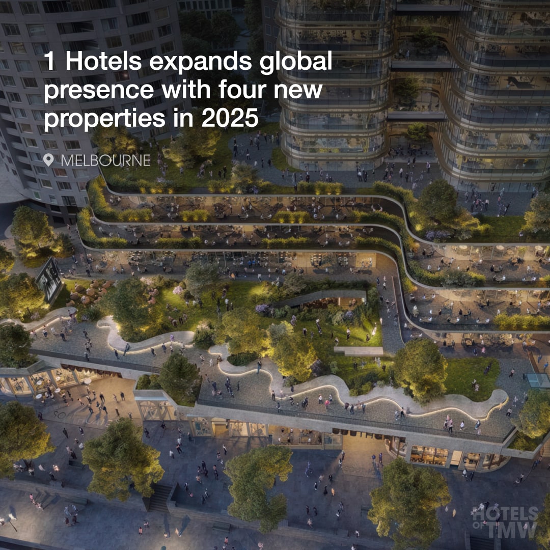 1 Hotels expands its global presence with four new properties in 2025