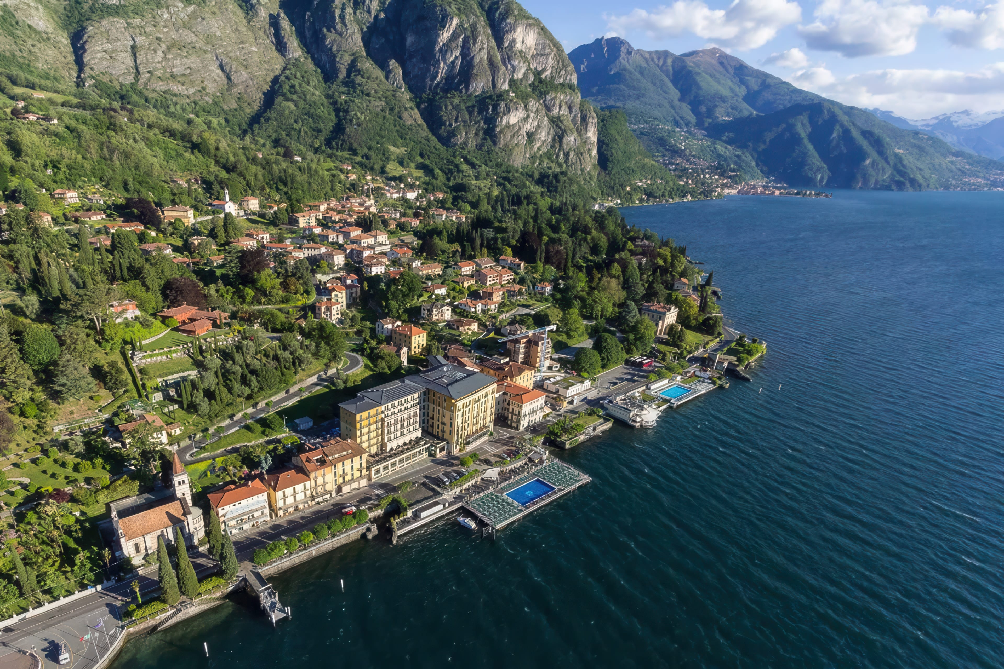 Aerial view of The Lake Como EDITION
