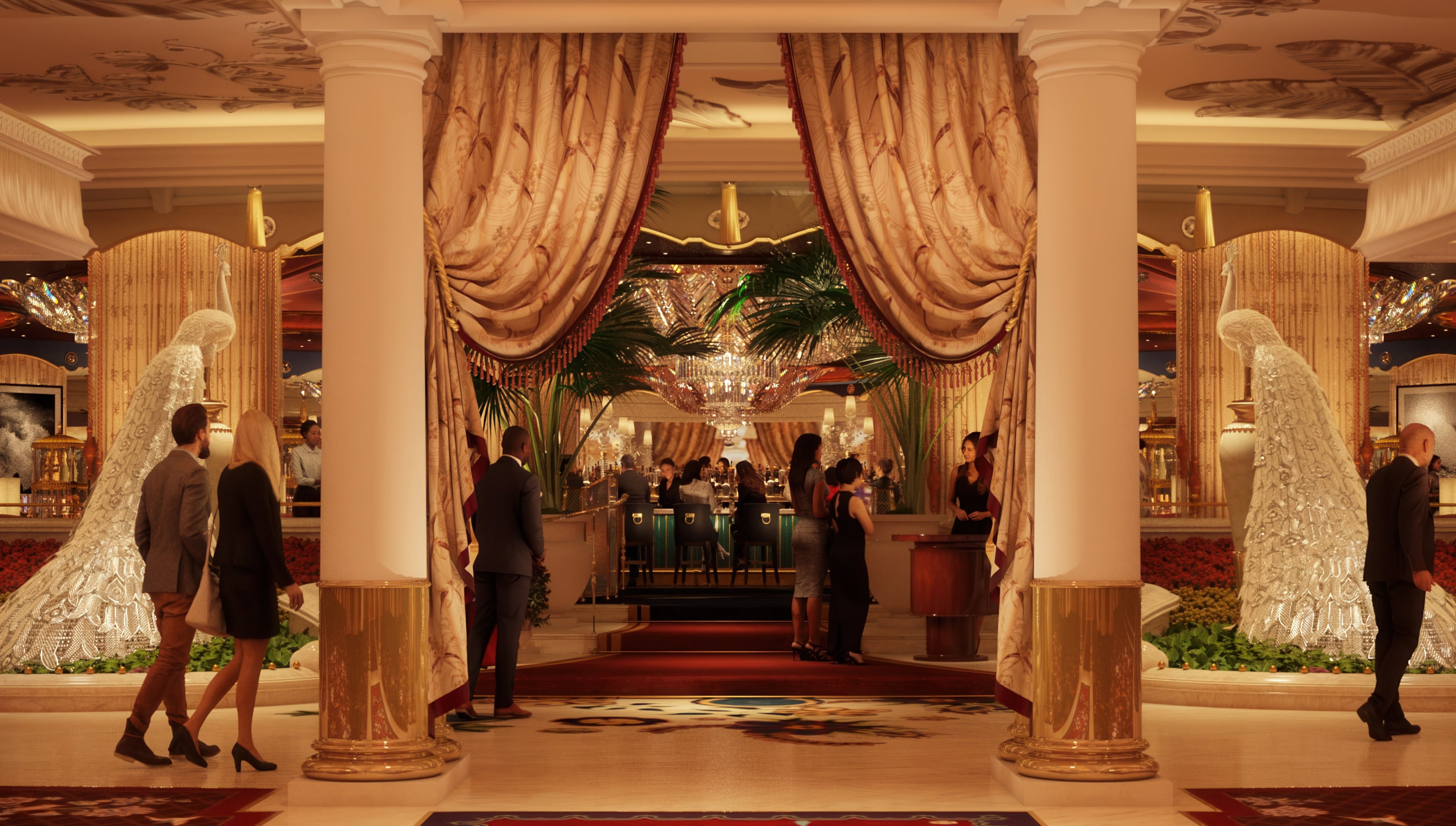 Dining experience at the Wynn Al Marjan Island, expected to be completed in 2027