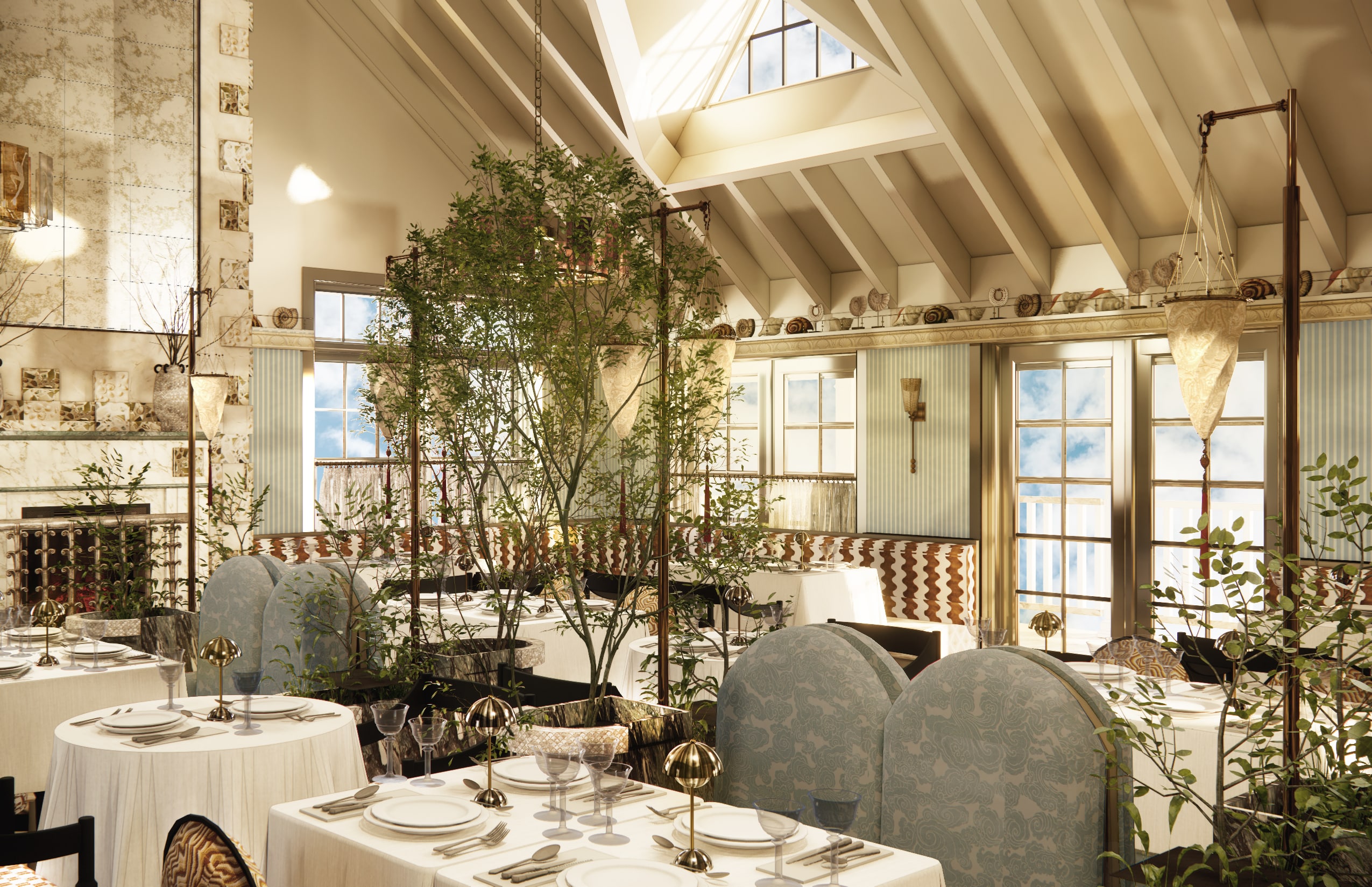 Rendering of Faraway Sag Harbor Restaurant