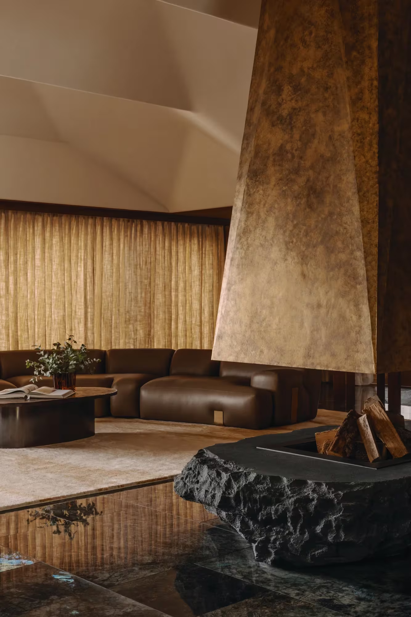 Image of the Jardin Alpin Apartment, image courtesy of Rosewood Courchevel Le Jardin Alpin