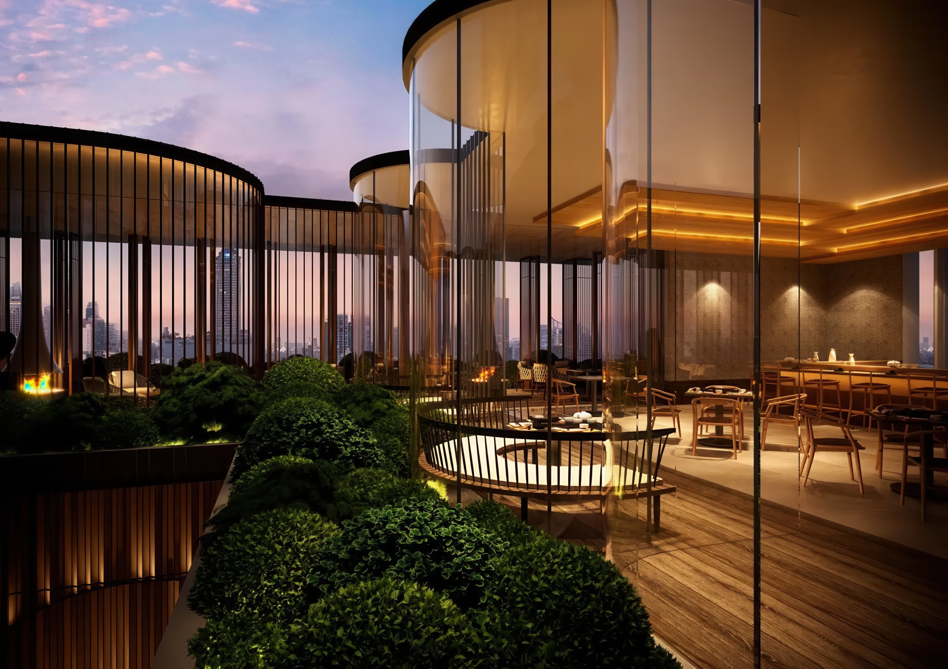 Restaurant at Aman Nai Lert Bangkok