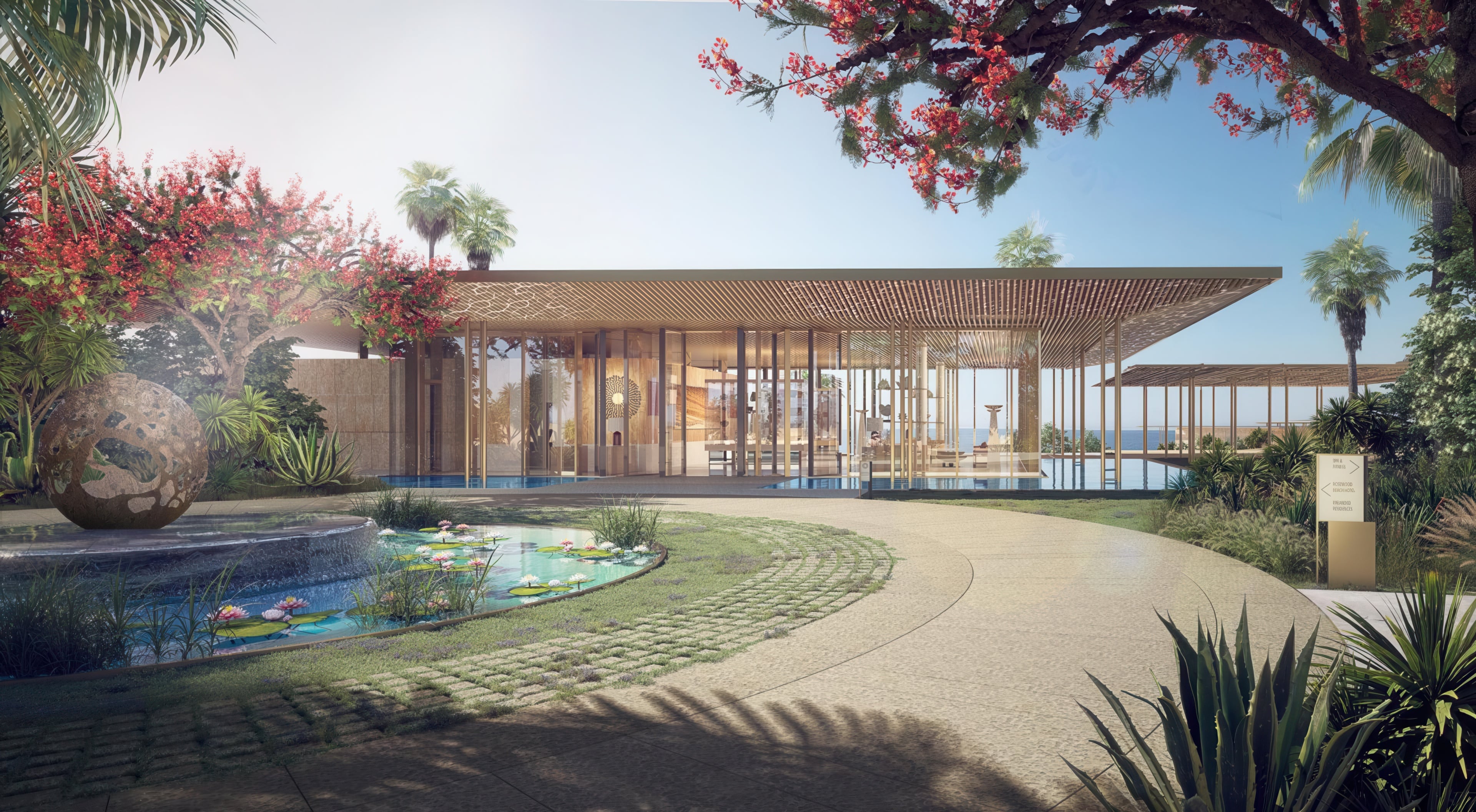 Rosewood AMAALA, set within the Triple Bay Development aiming for 2025 completion