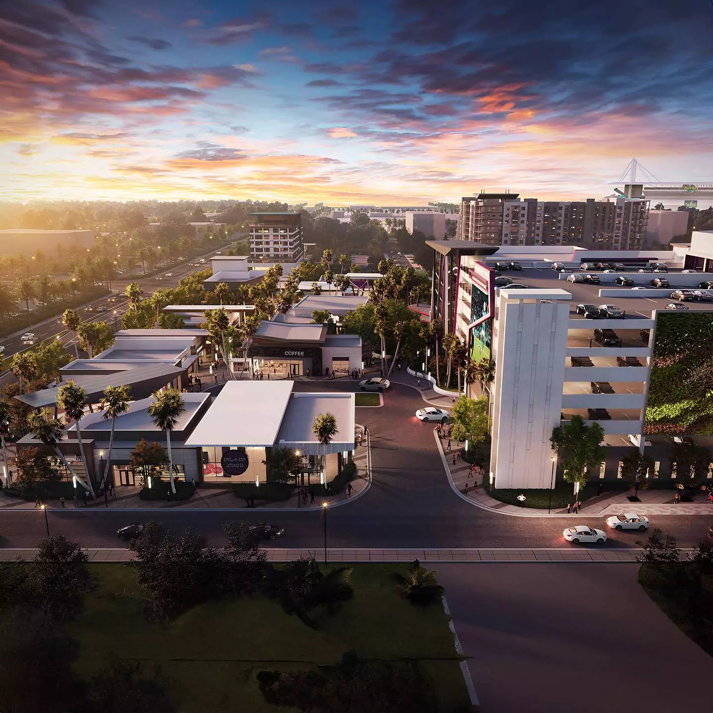 35-acre development complex, Miami Gardens City Center is scheduled for 2025 completion