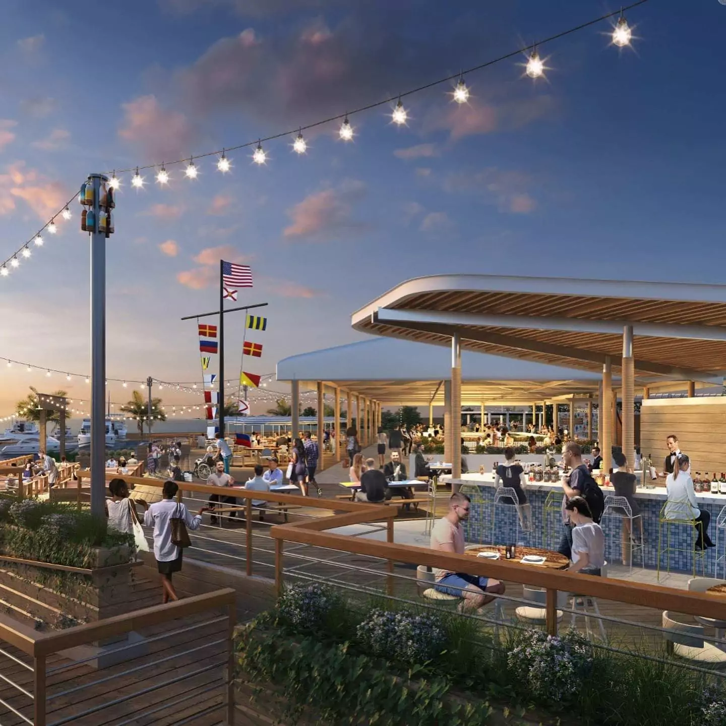 Regatta, a waterfront entertainment and dining venue, opening this year