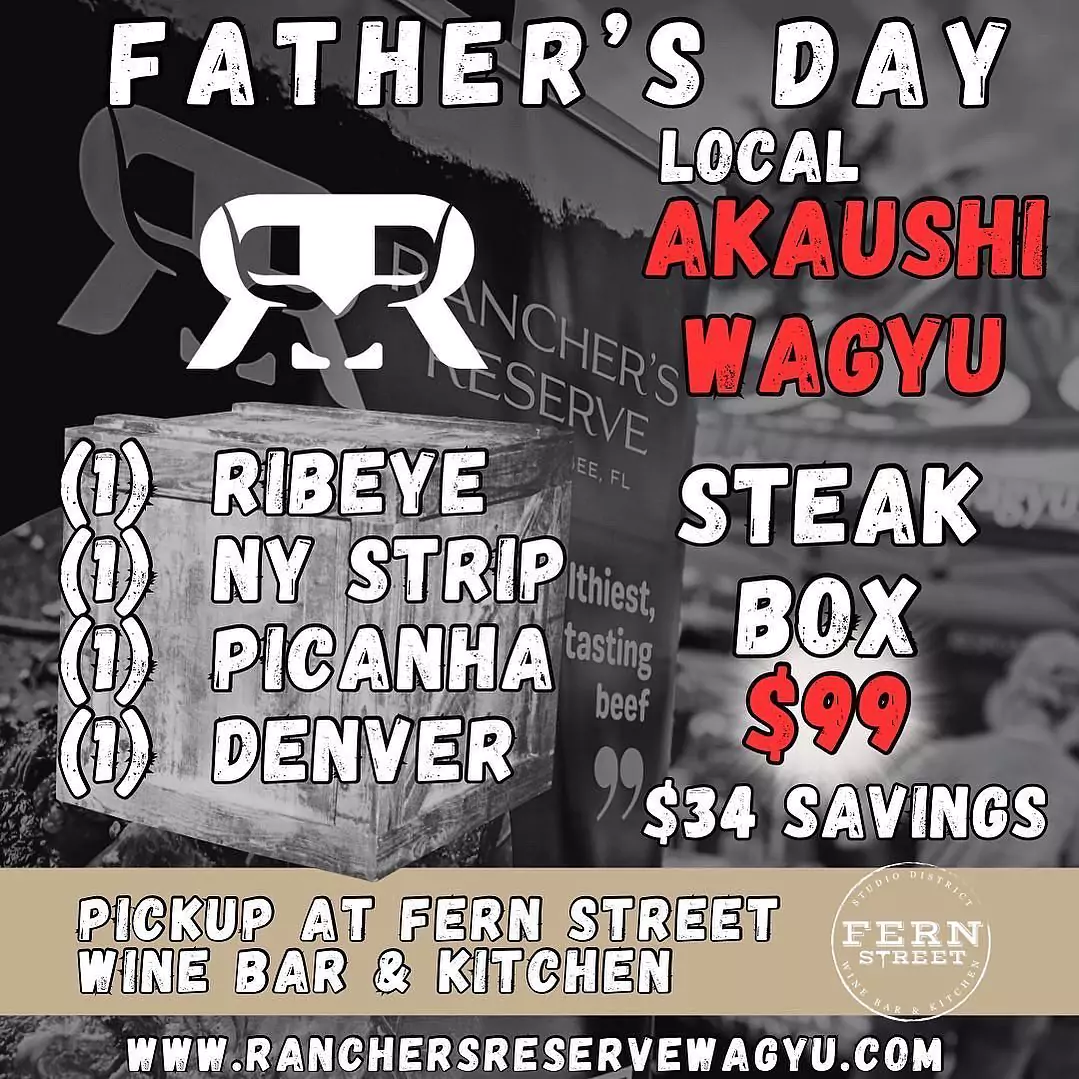 Rancher's Reserve announce direct-to-consumer Akashi Wagyu local pickup at Fern Street Wine Bar