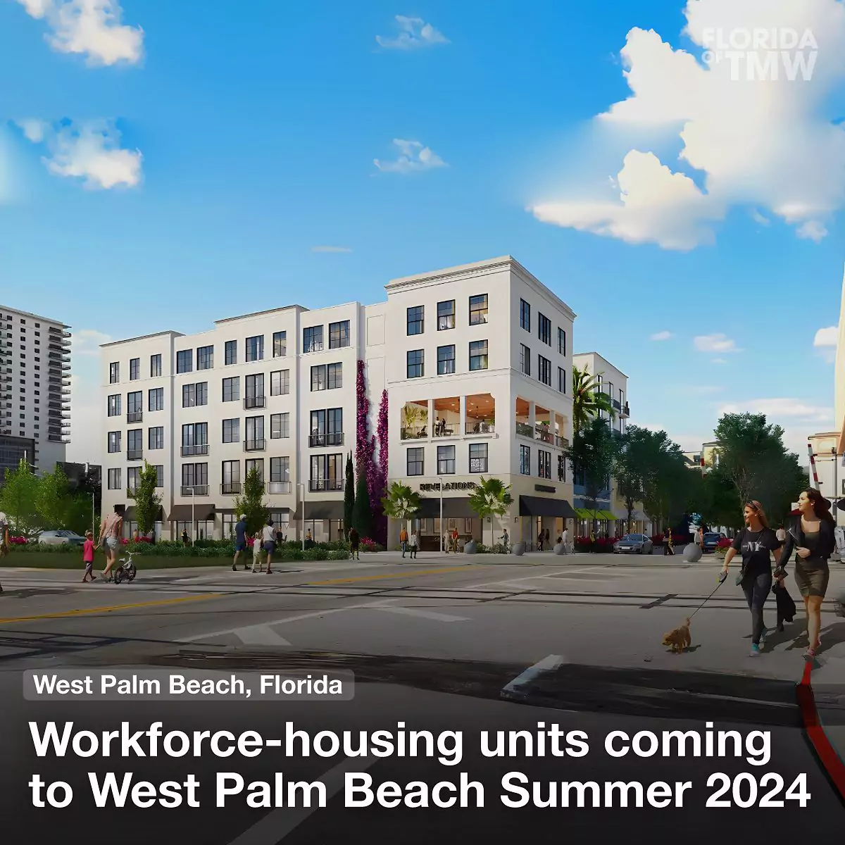 Workforce-housing units coming to West Palm Beach Summer 2024