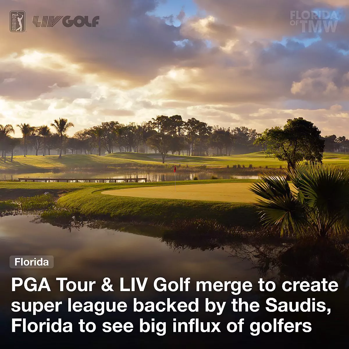 PGA Tour & LIV Golf merge to create super league backed by the Saudis