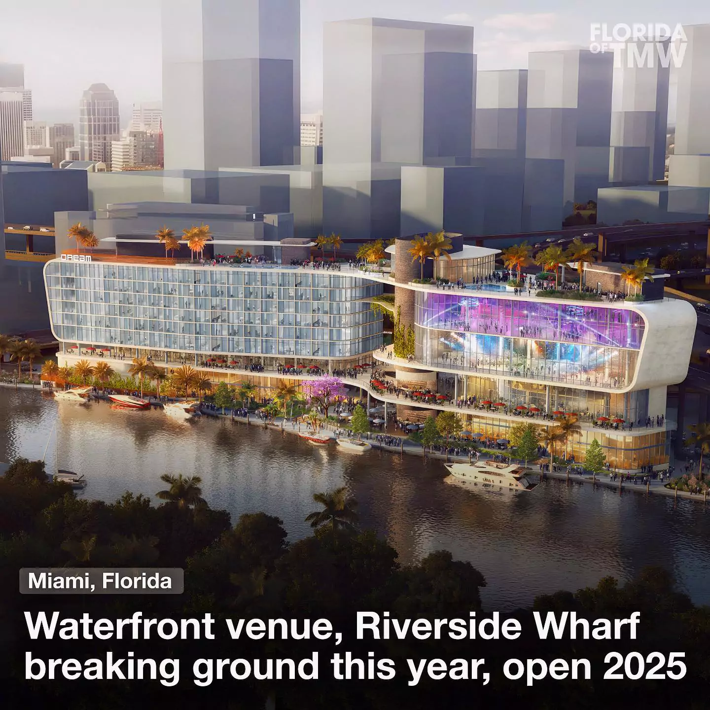 Waterfront venue, Riverside Wharf breaking ground this year, Set to open 2025