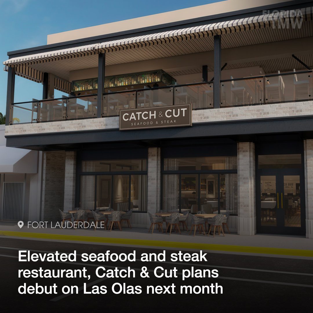 Elevated seafood and steak restaurant, Catch & Cut plans debut on Las Olas next month