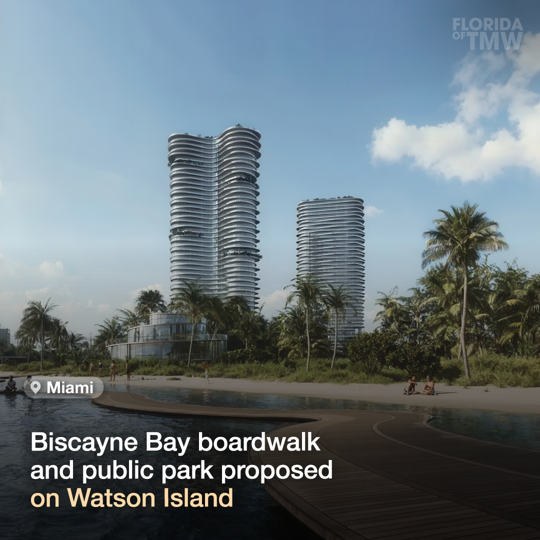Biscayne Bay boardwalk and public park proposed on Watson Island