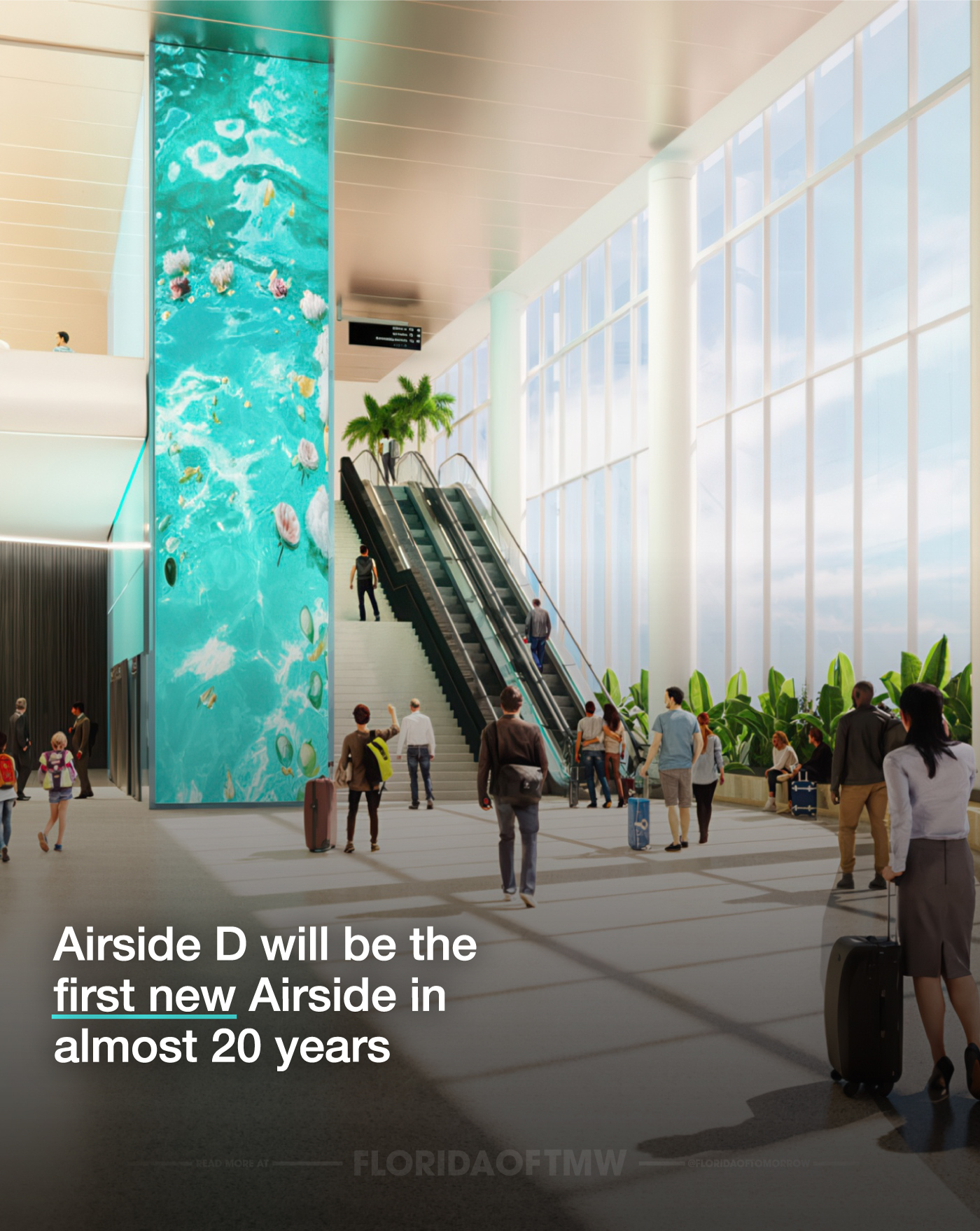 Tampa International Airport reveals new look at the $1.5 billion Airside D