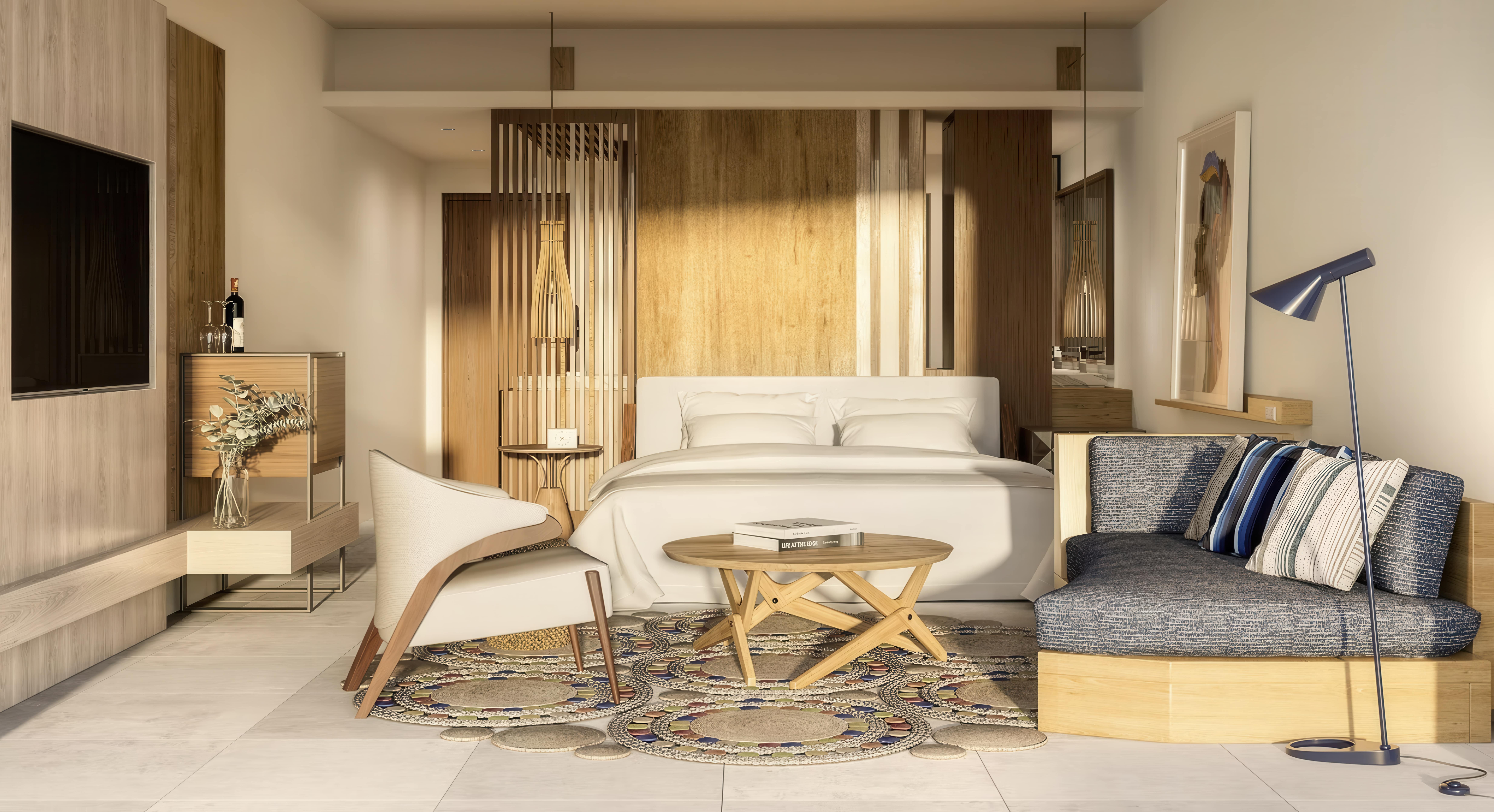 Inside, Andaz Turks & Caicos at Grace Bay, the first Andaz property in the Caribbean