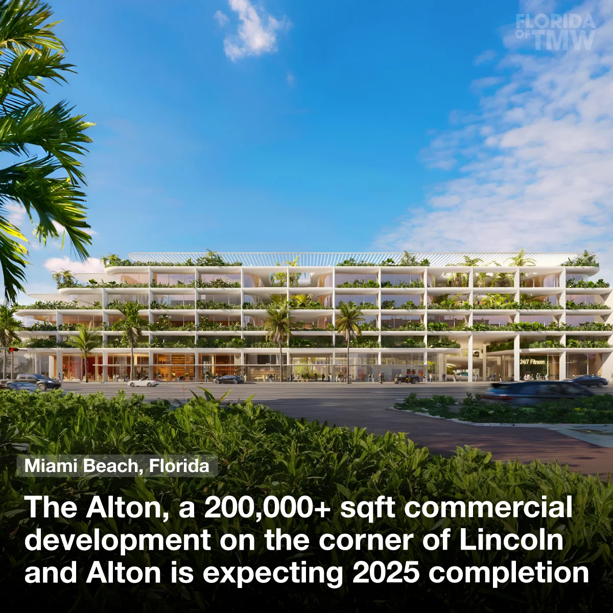 The Alton, a 200,000+ sqft commercial development on the corner of Lincoln and Alton, coming 2025 