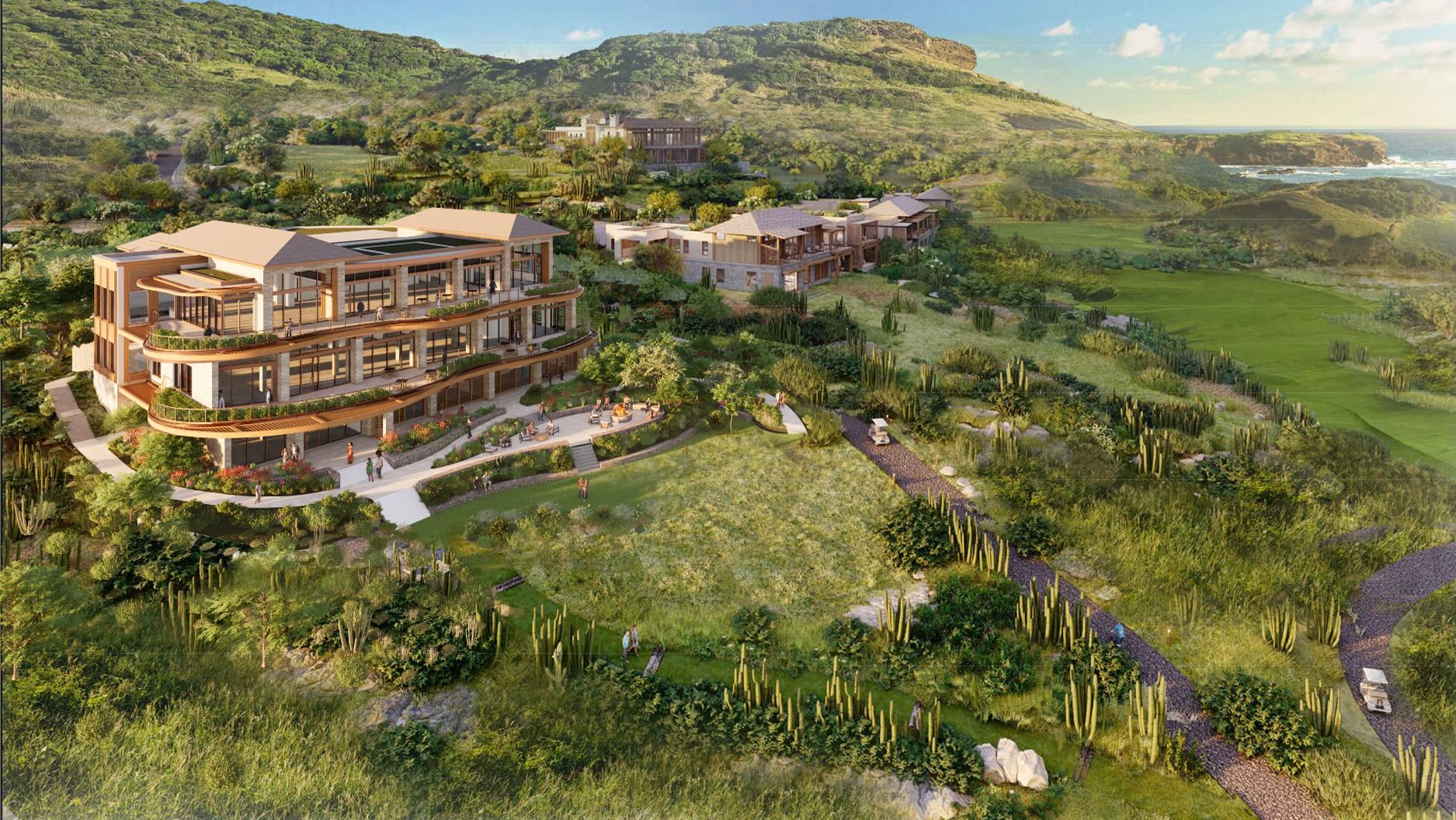 Rendering of Cabot Saint Lucia, Clubhouse