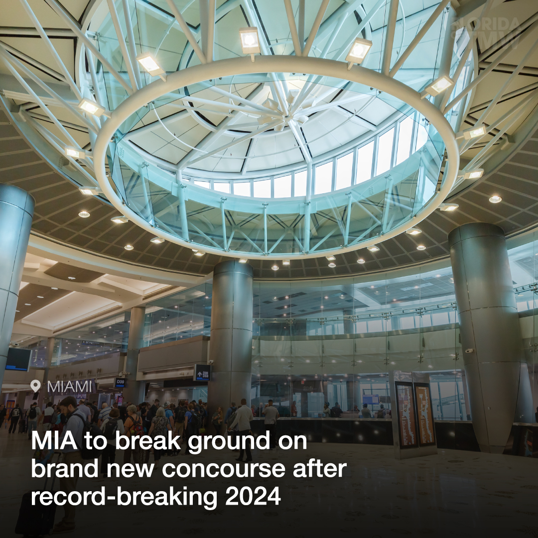 MIA to break ground on brand new concourse after record-breaking 2024