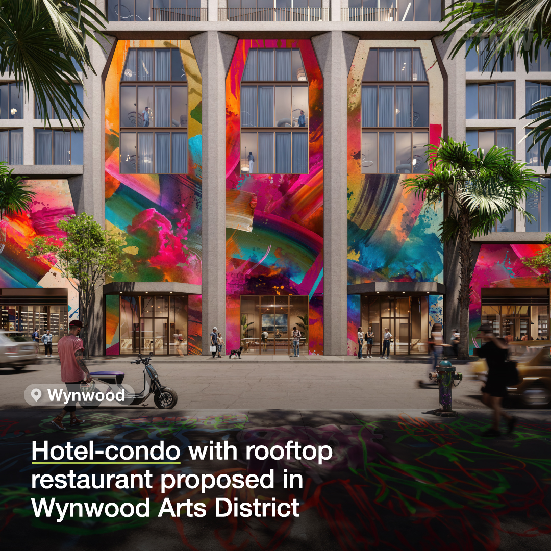 Hotel-condo with rooftop restaurant proposed in Wynwood Arts District
