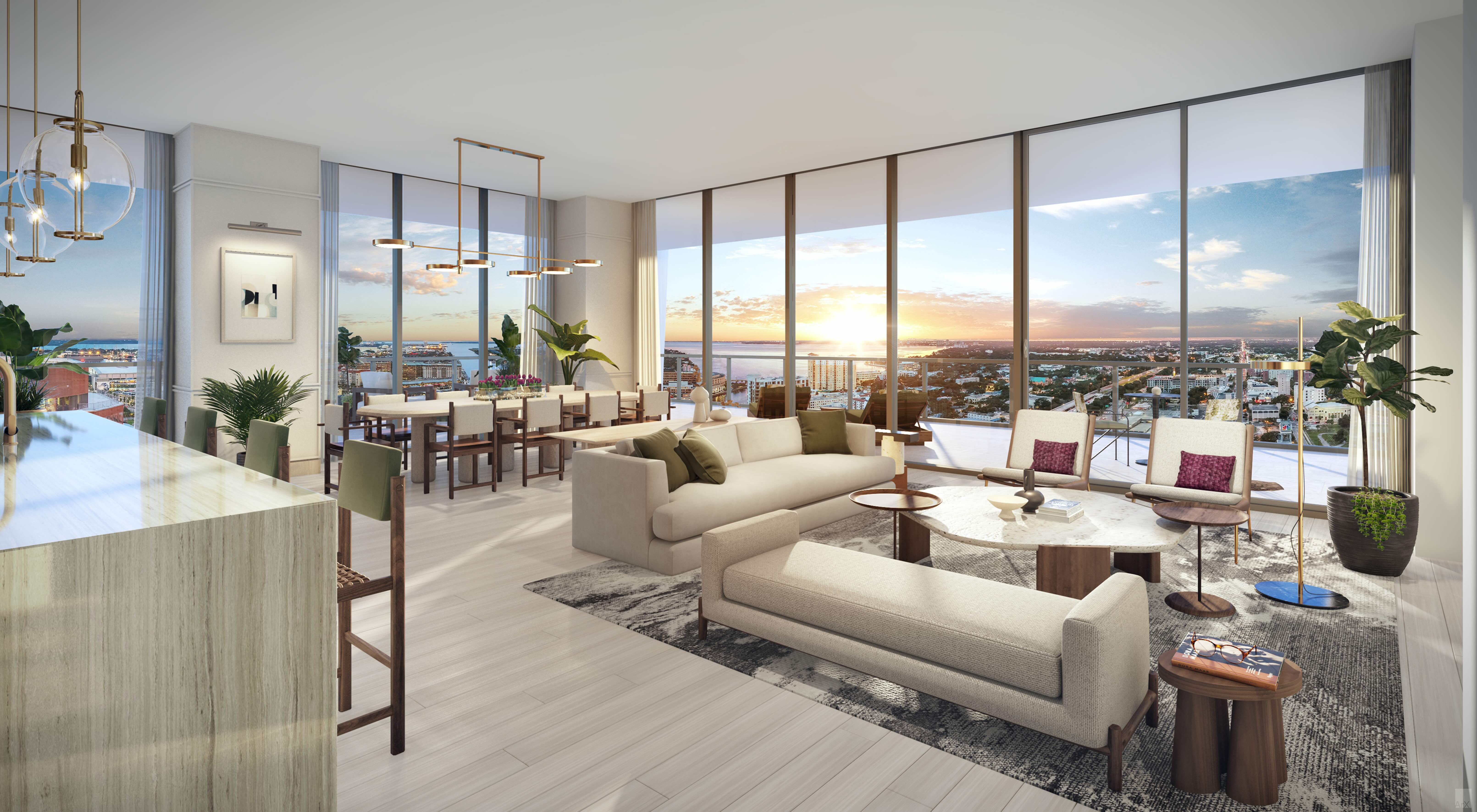 Construction rises along Tampa Riverwalk on Pendry hotel-branded luxury residences