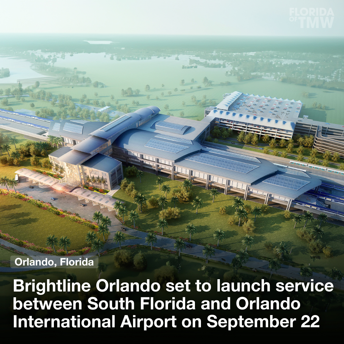 Brightline to launch service between South Florida and Orlando International Airport next week