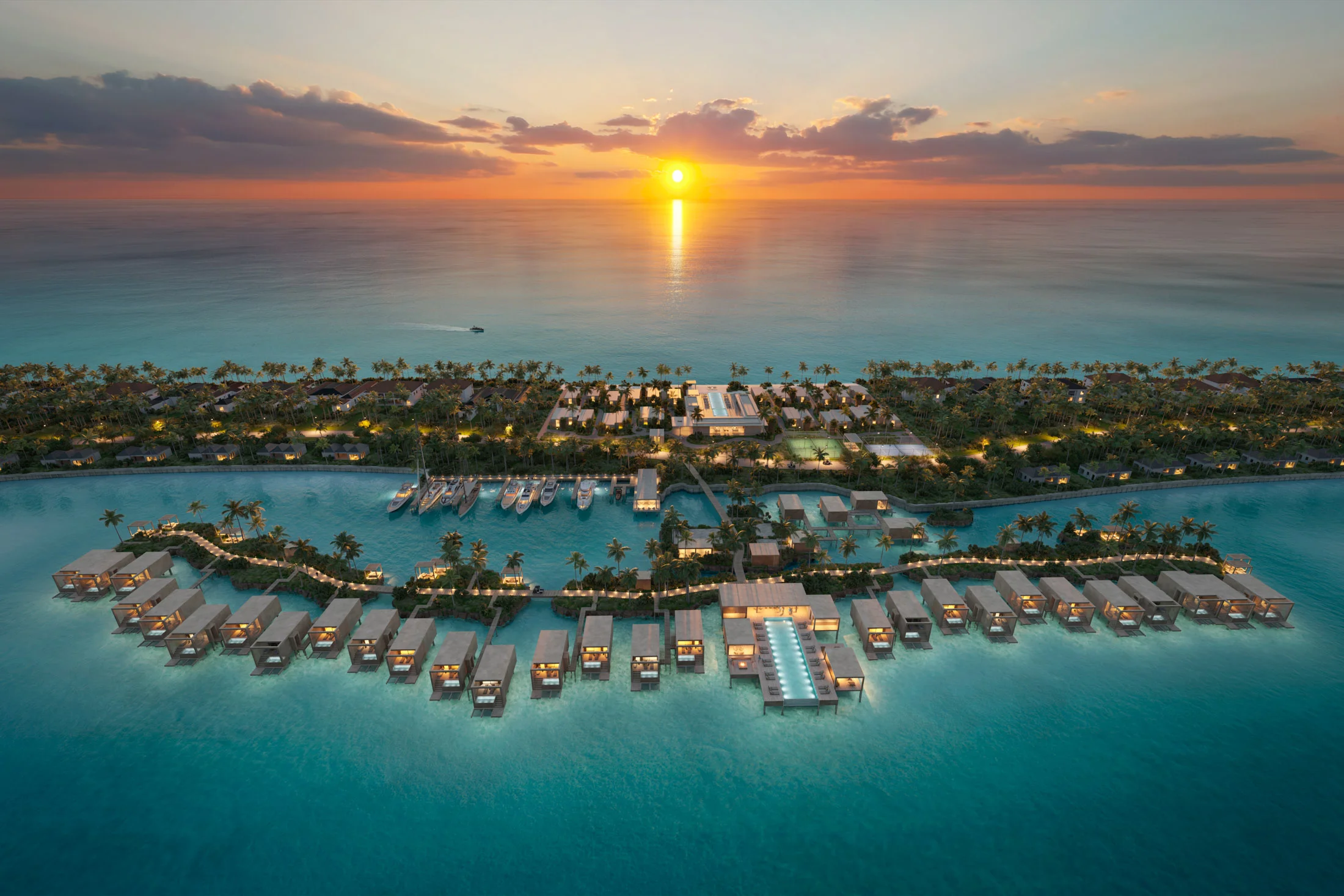 Wall Street South is getting its Hamptons, a new luxury resort is coming to Bimini with waterfront mansions, beach clubs, and the Bahamas' first overwater villas