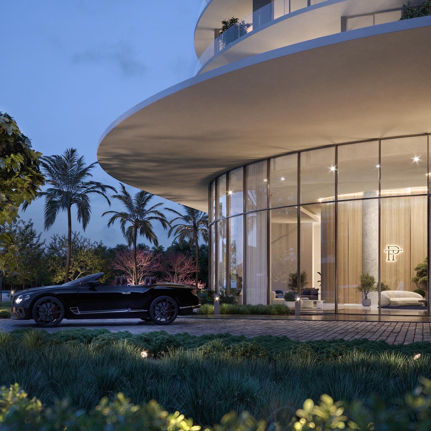 One Park Tower by Turnberry, a 33-story condominium in North Miami's SoLé Mia expect 2025 completion