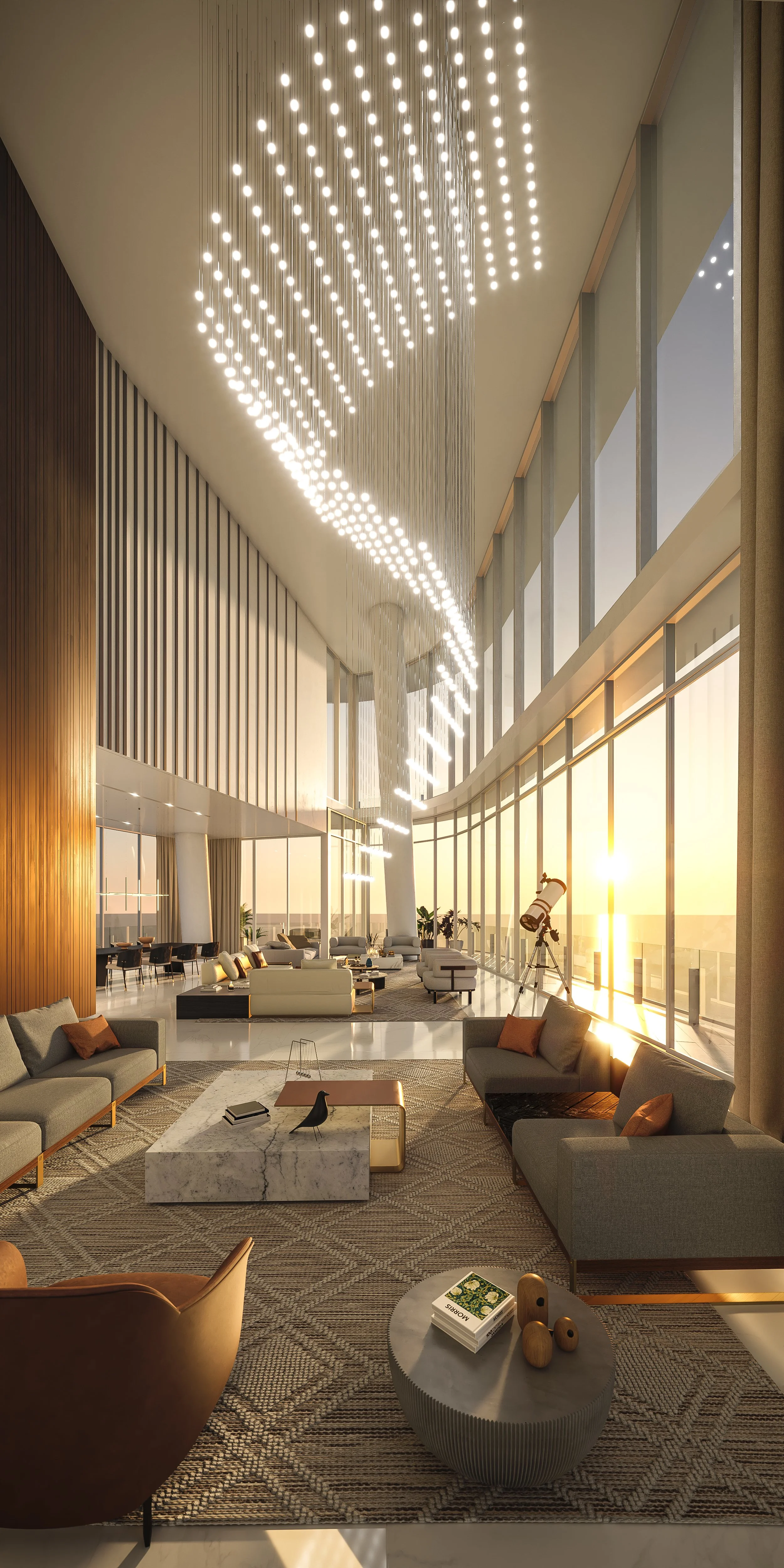 Aston Martin Residences, a 69-story waterfront tower standing 817 feet above the Miami River, sells its final sky penthouse, with the building nearing completion