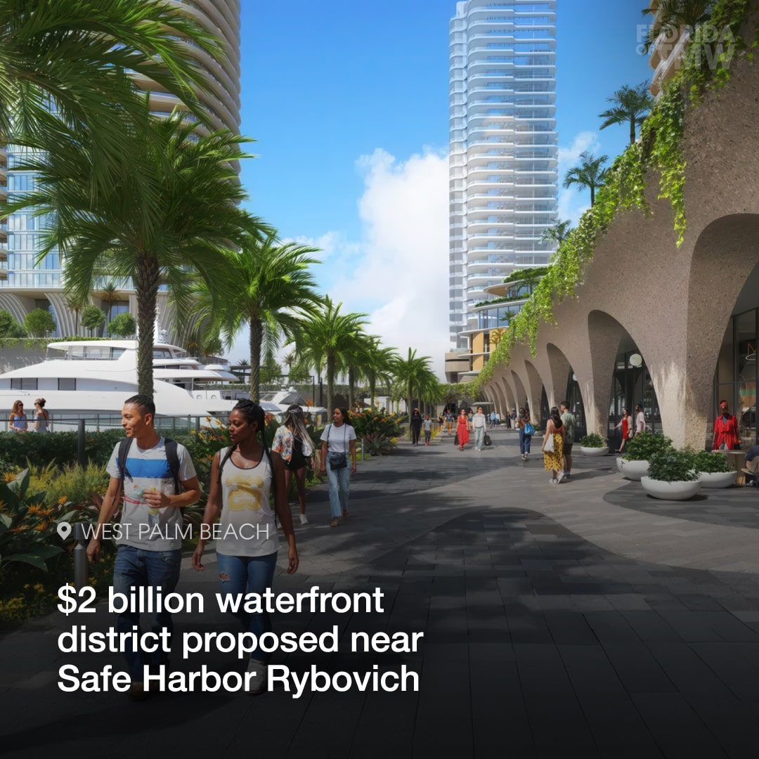 $2 billion waterfront district proposed near Safe Harbor Rybovich in West Palm Beach