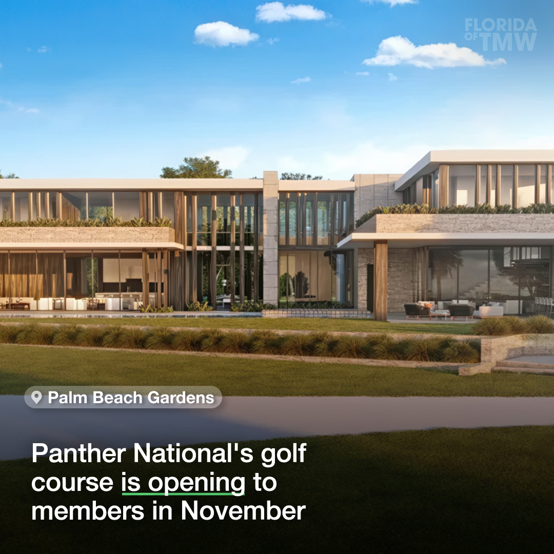 Panther National's championship golf course is opening to members this November