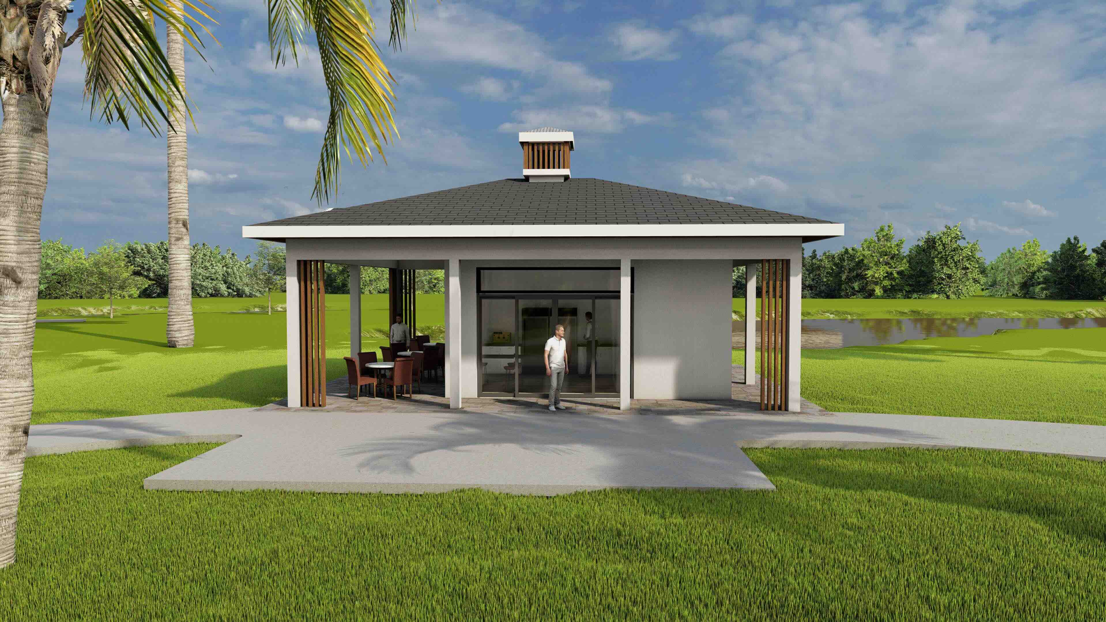 Rendering of Palm Cove's Comfort Stations