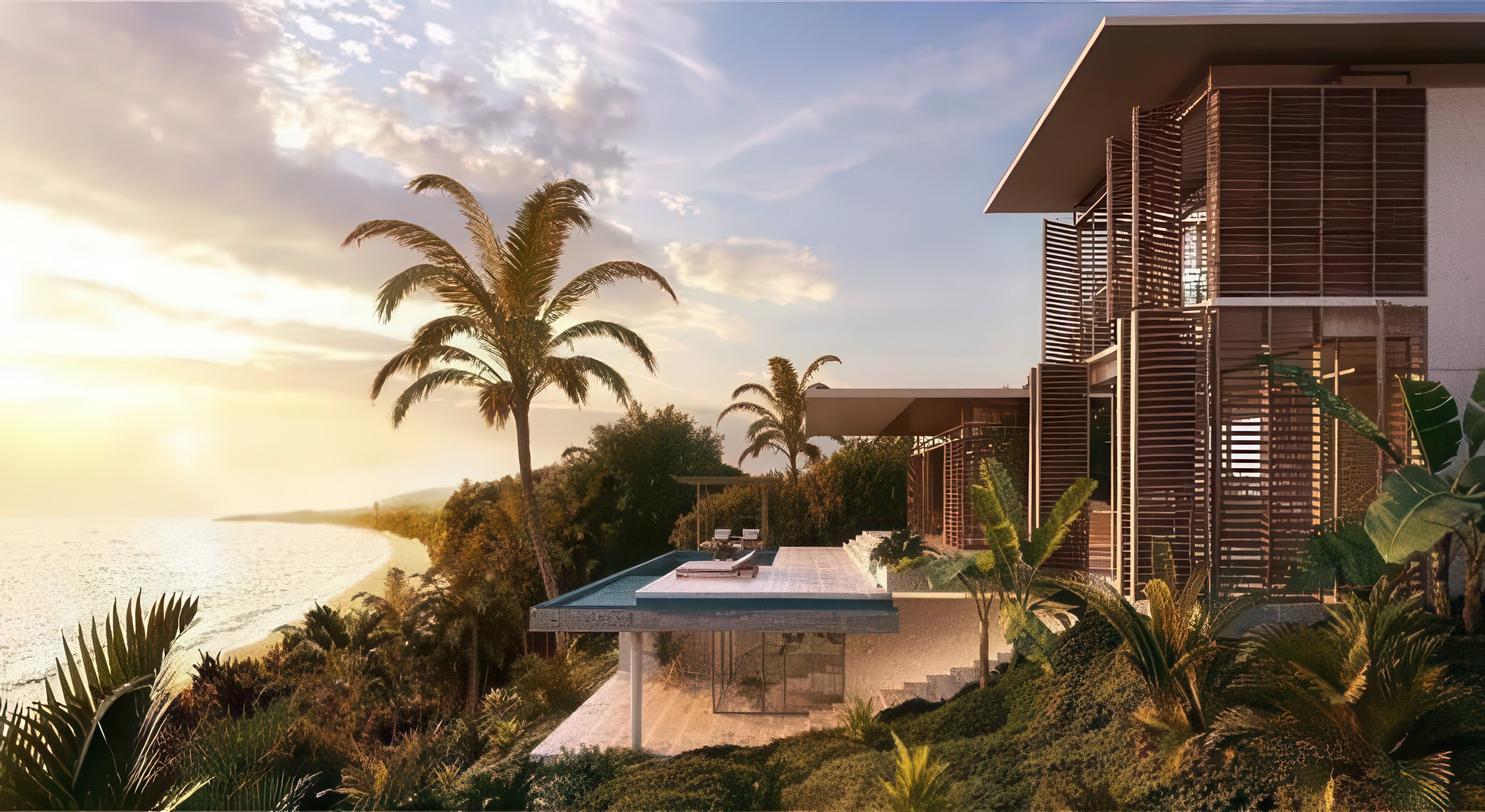 Rendering of the future Ritz-Carlton Reserve, Cotton Bay