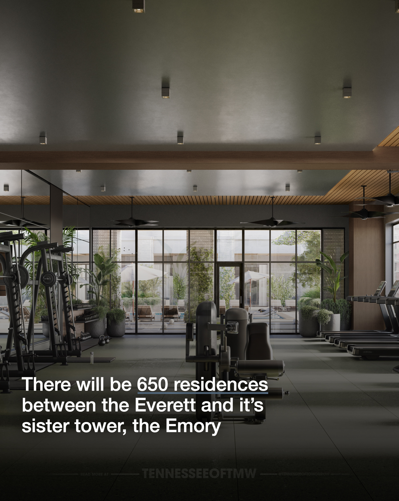 New images released of The Everett tower in Nashville Yards