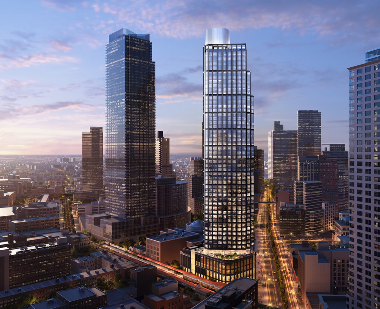 A new look revealed for 24-19 Jackson Avenue in Court Square in Long Island City, Queens
