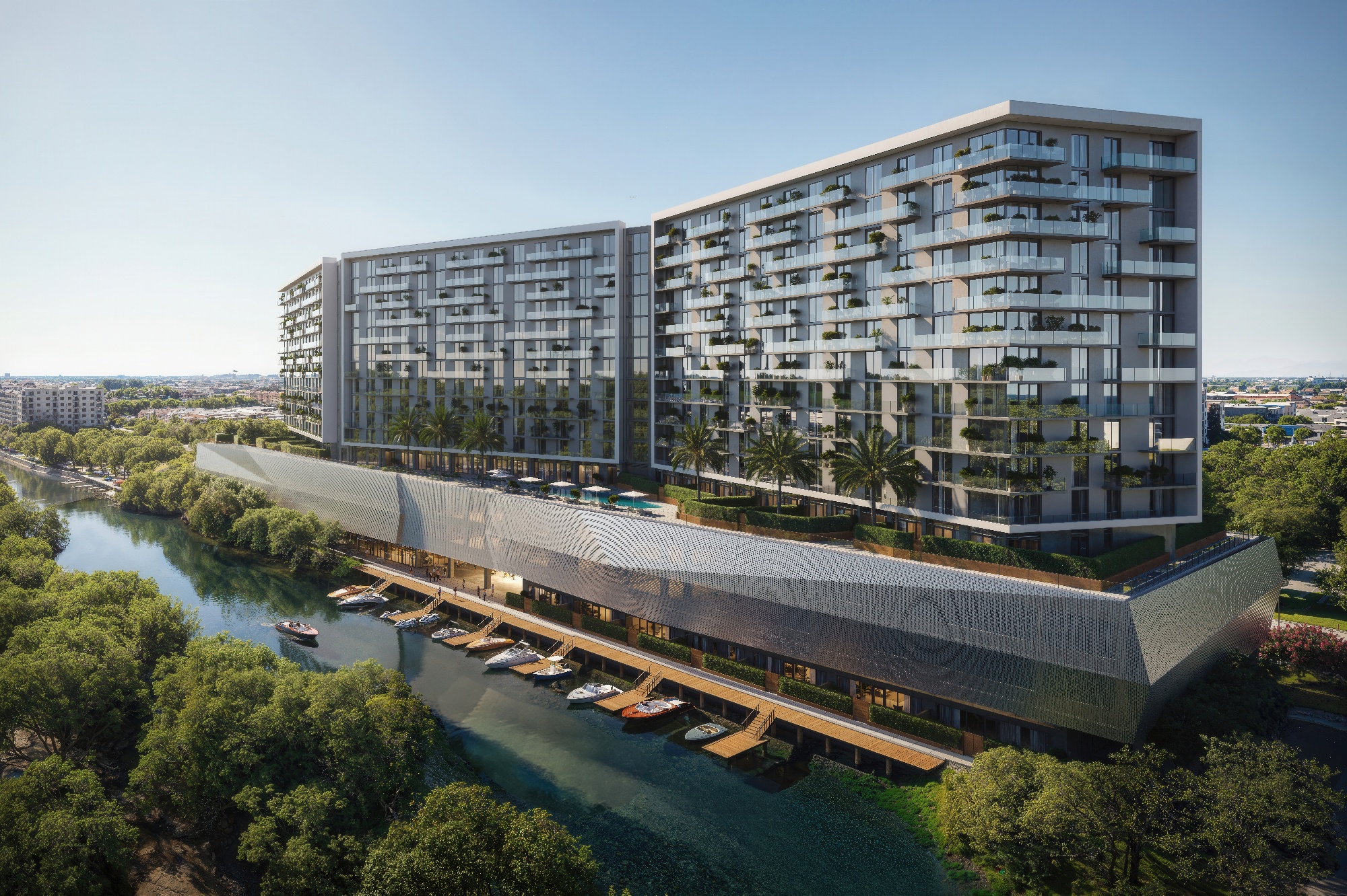 LYND debuts Sales Center for Aileron Residences, a 17-story waterfront haven in Dania Beach.
