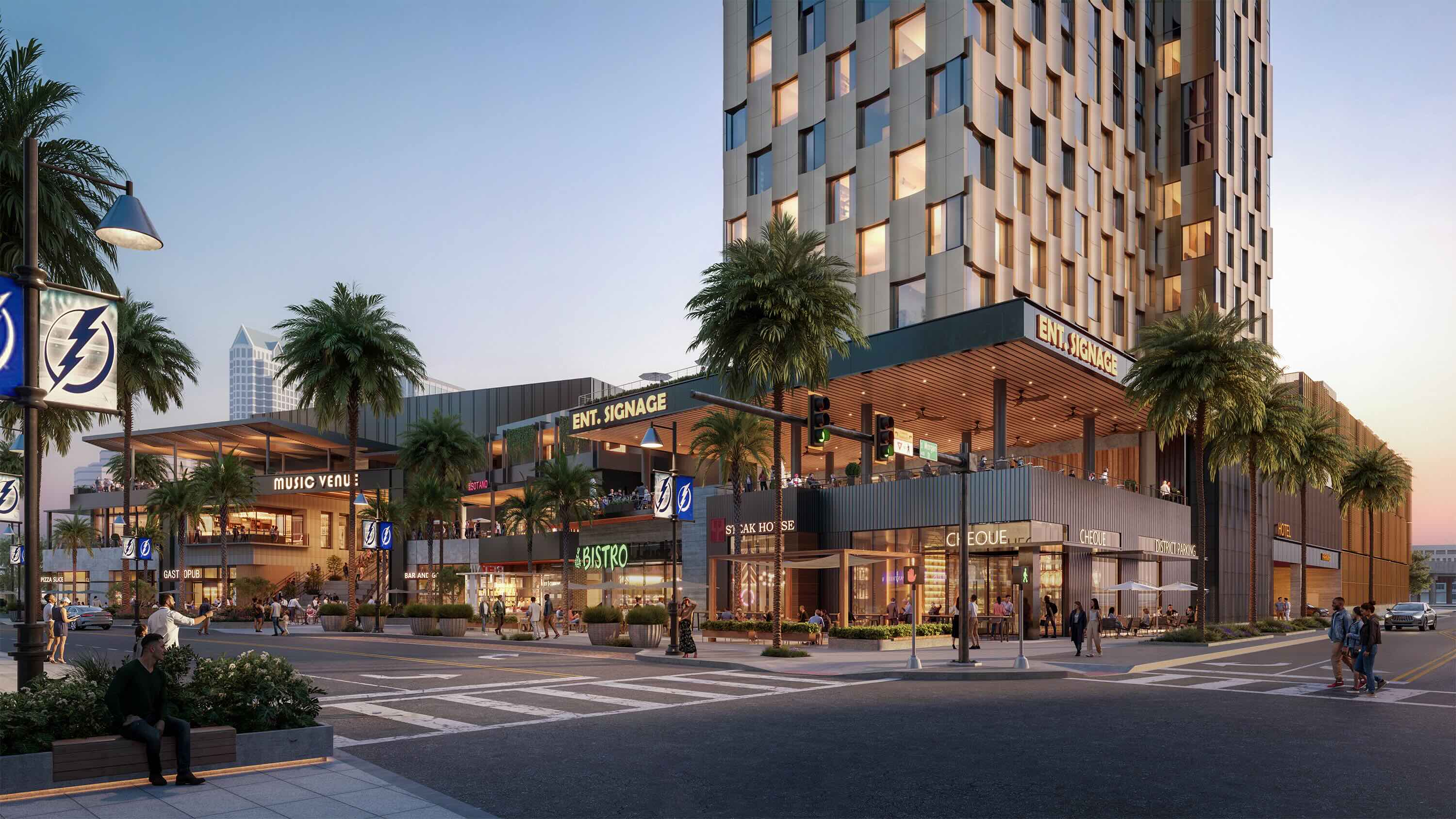 Water Street Tampa just unveiled a new entertainment district anchored by a 3,500-capacity music venue