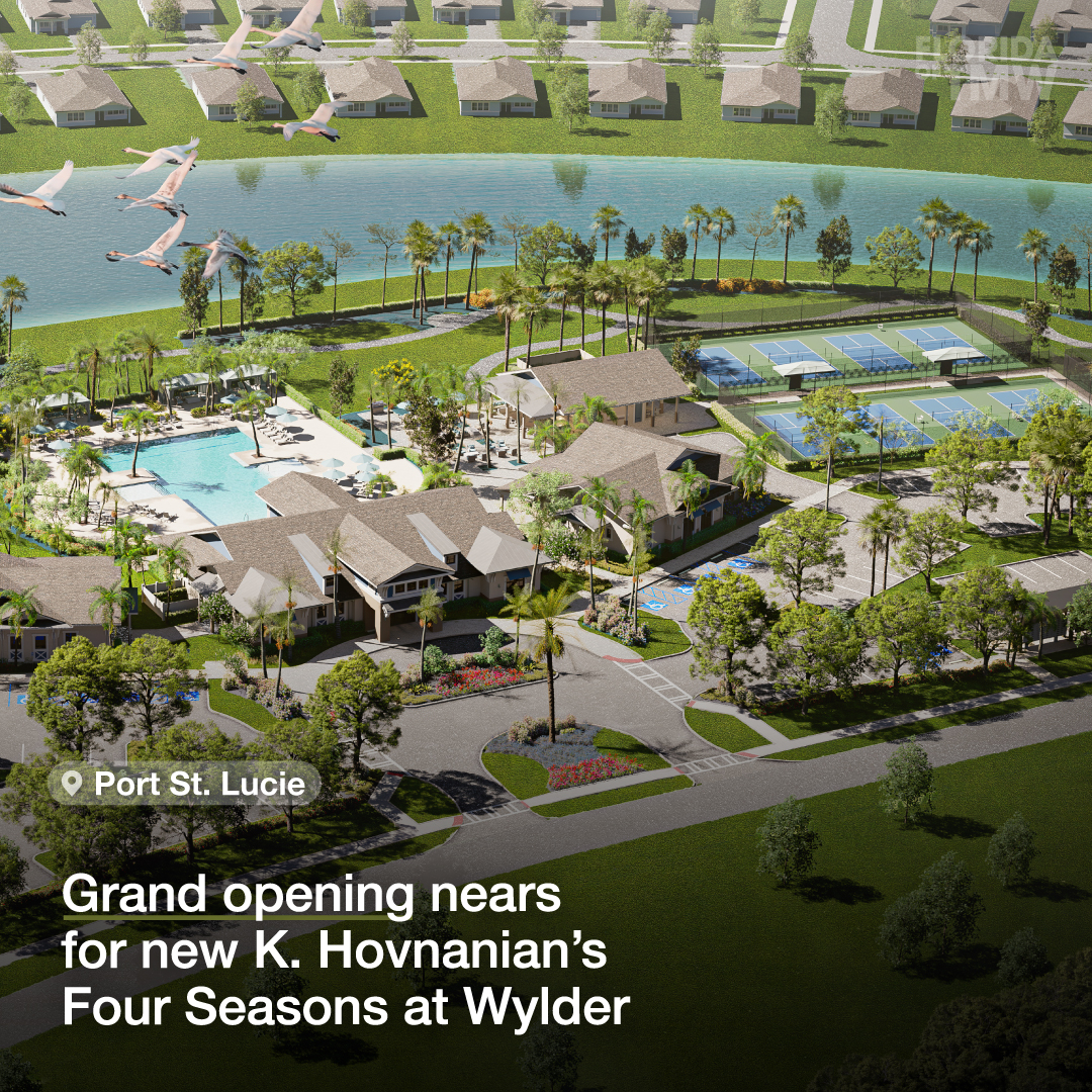 Embrace the Florida Lifestyle at K. Hovnanian's® Four Seasons at Wylder at their Grand Opening Event September 21, 2024