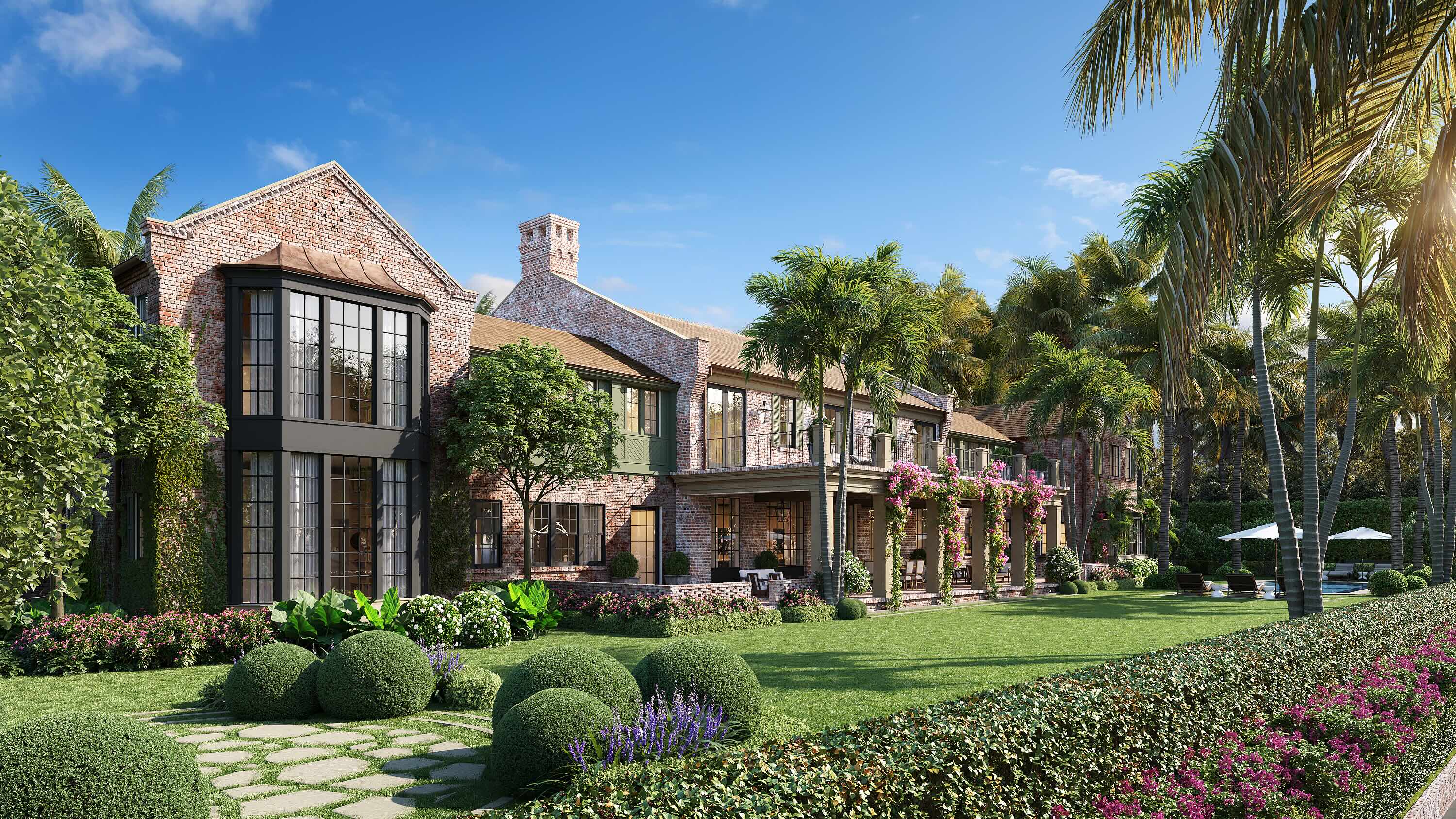 Georgian-inspired brick mansion wins approval from Palm Beach’s Architectural Commission