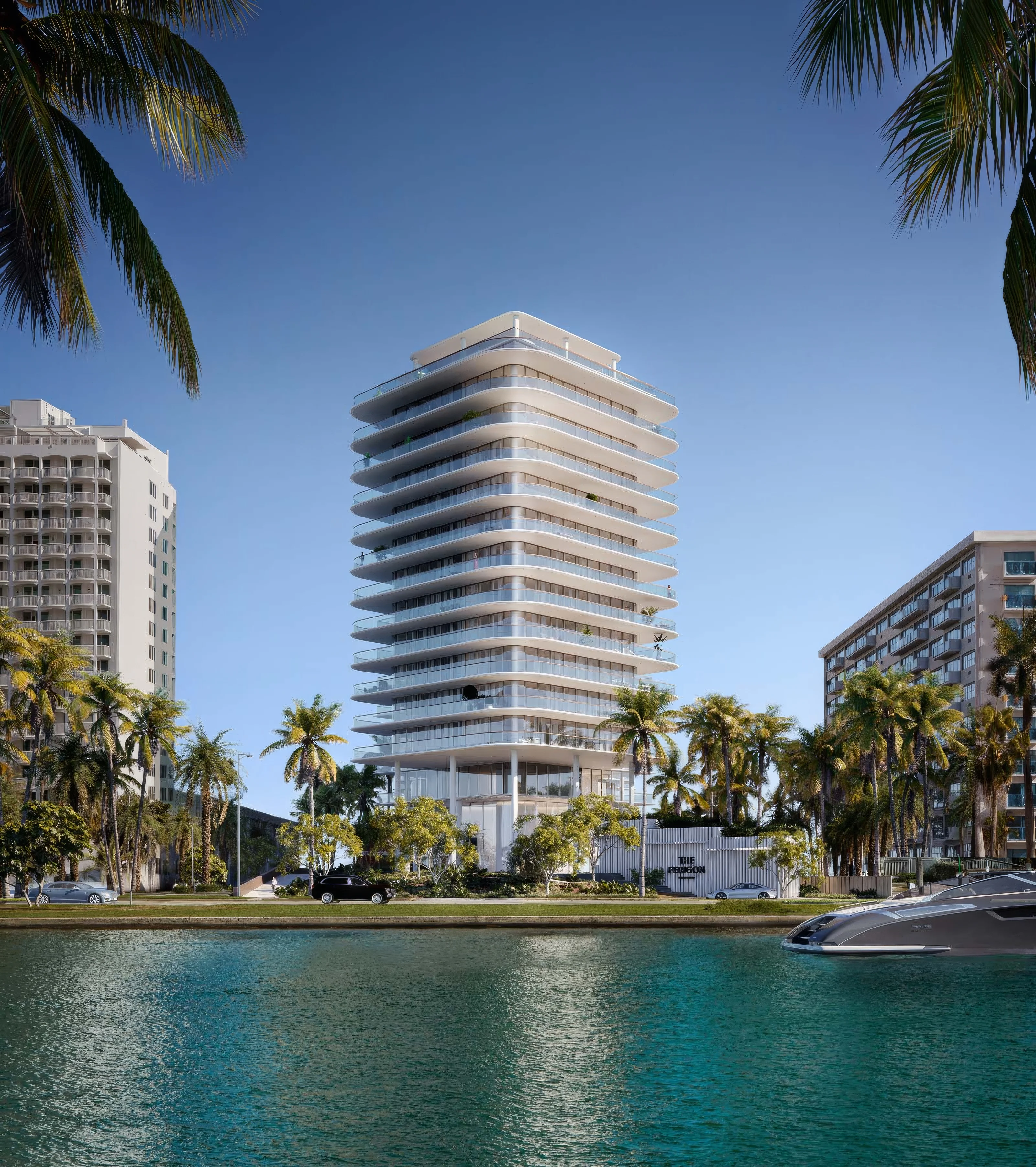 Billionaire Barry Sternlicht's Starwood Capital Group and Mast Capital break ground on the Perigon Miami Beach, an oceanfront condo tower rising 17 stories with 73 units