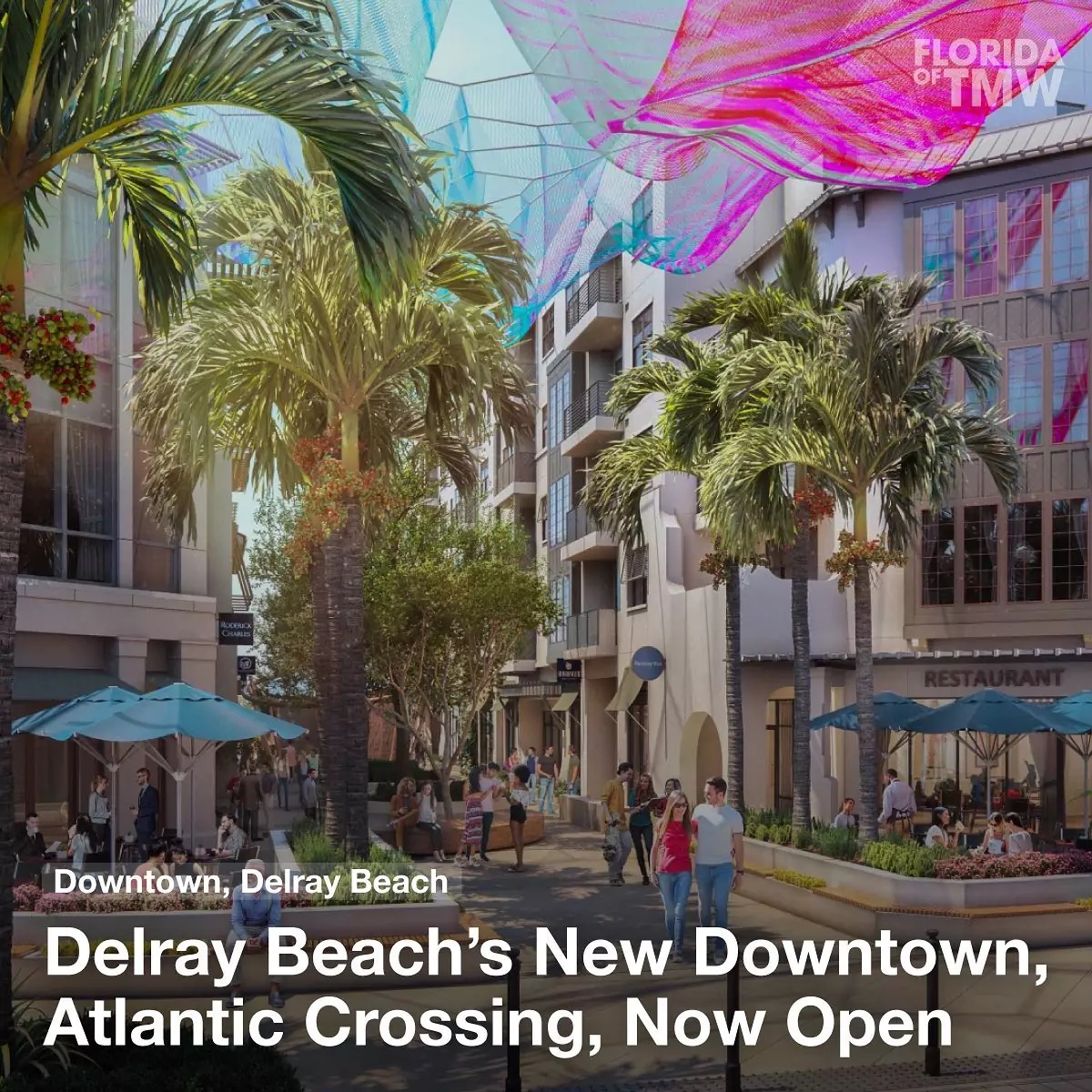 Delay Beach's New Downtown, Atlantic Crossing, Now Open