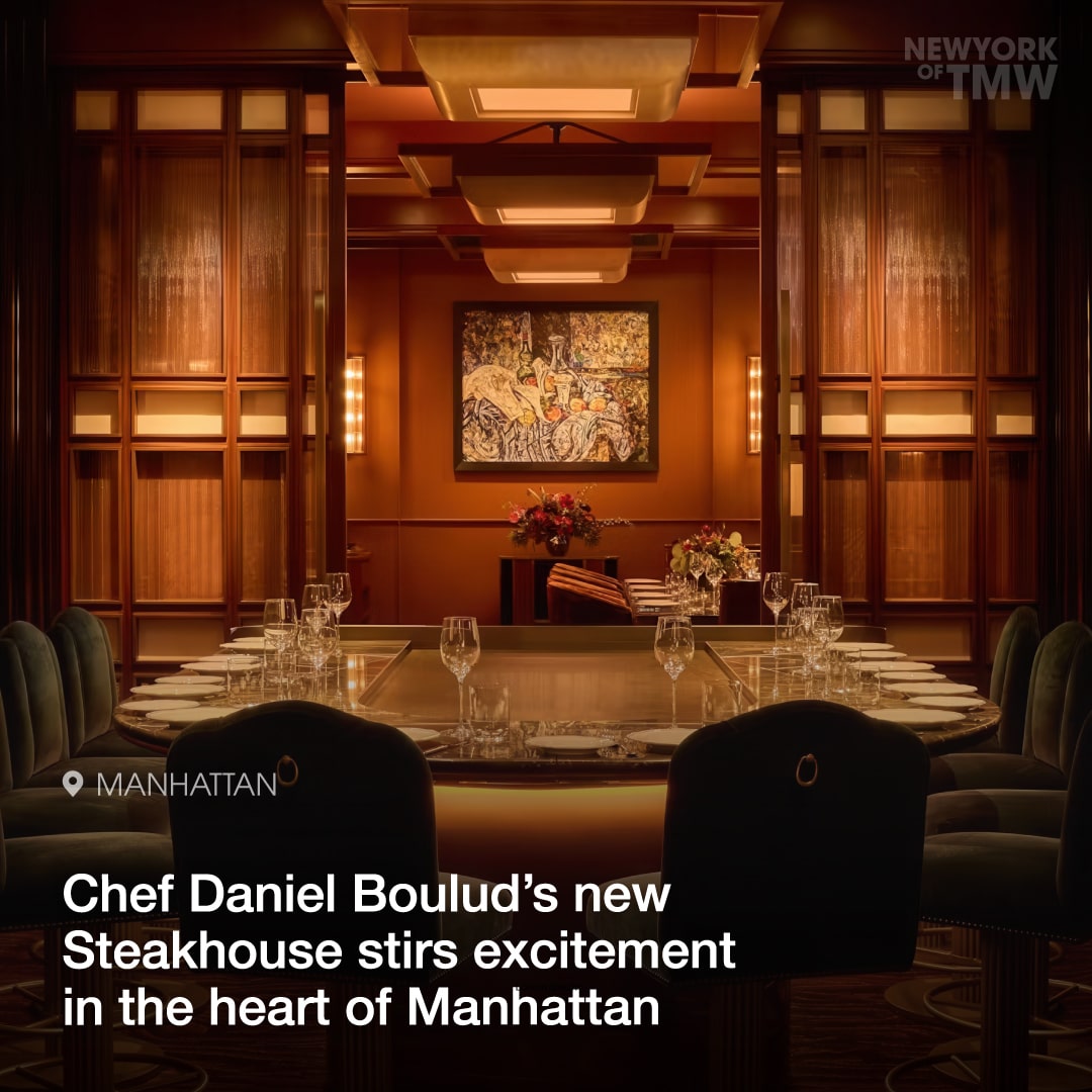 Chef Daniel Boulud's new Steakhouse, La Tête d’Or by Daniel, stirs excitement in the heart of Manhattan