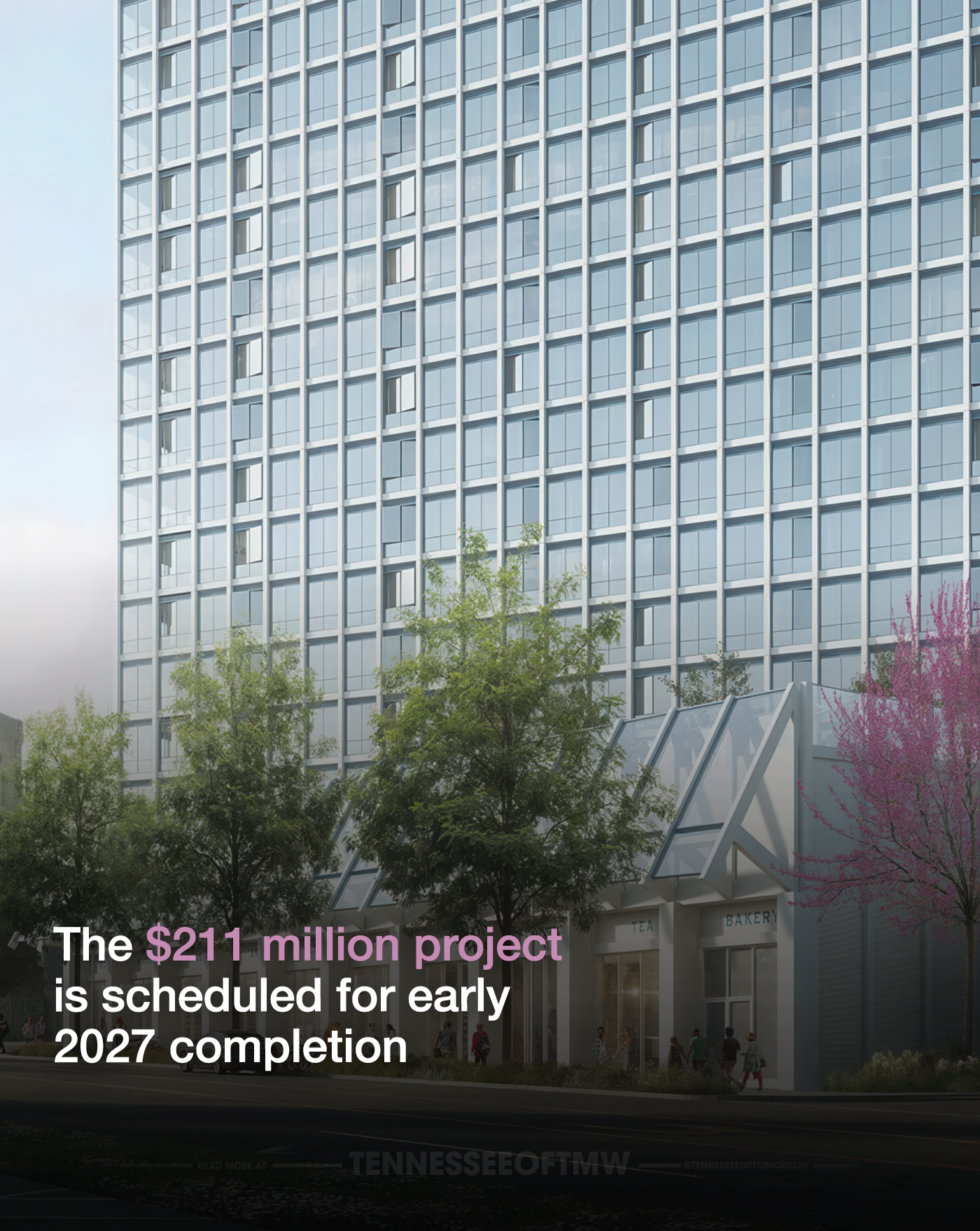 Ray Nashville, a 32-story residential tower is set to rise in Pie Town