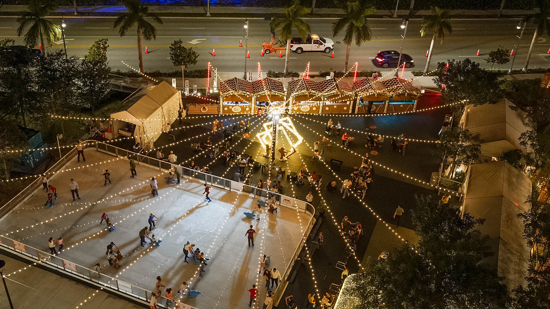 The Ben Hotel opens South Florida's first and only outdoor ice-skating rink with real ice