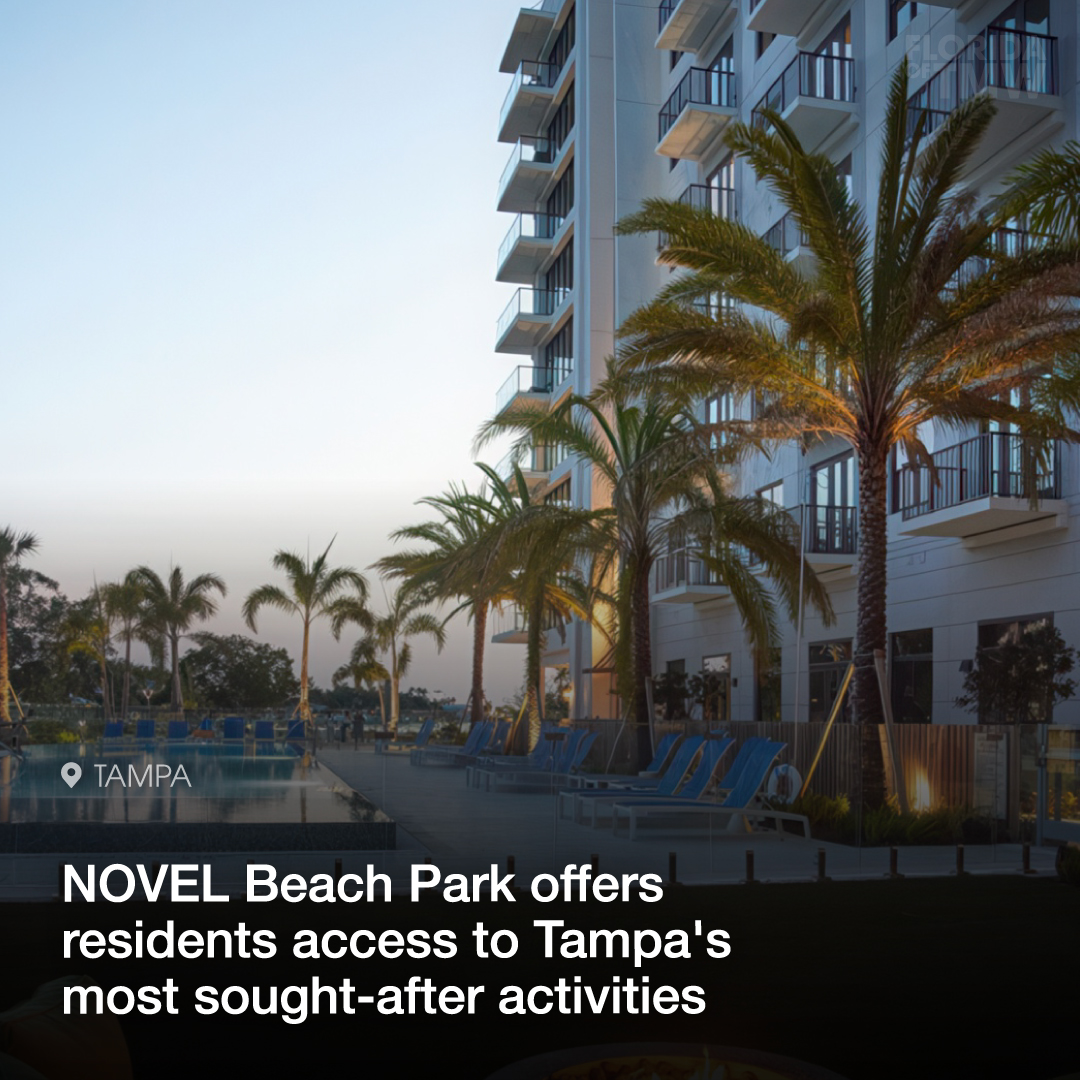 NOVEL Beach Park offers residents access to Tampa's most sought-after activities