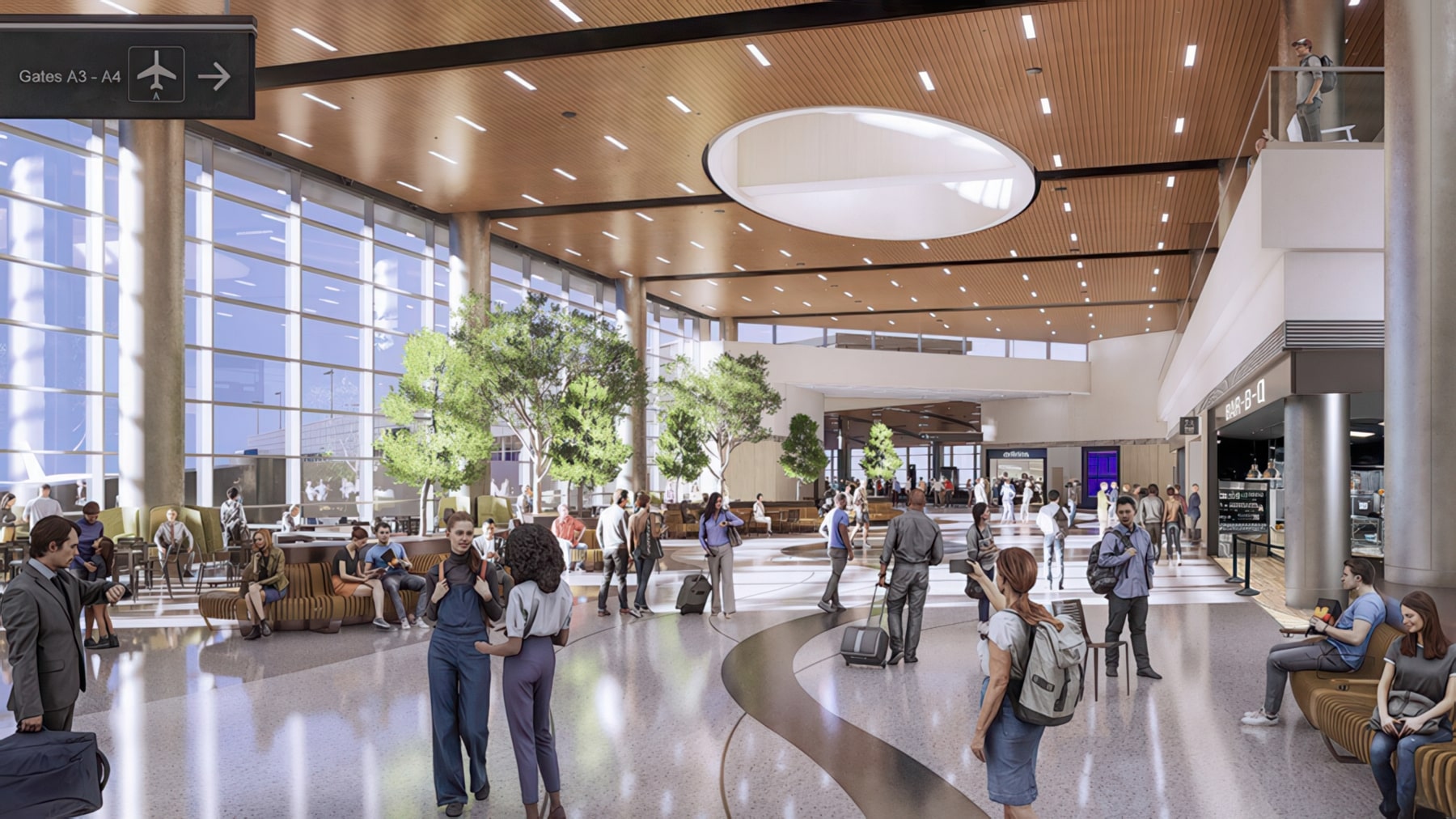 BNA’s Concourse A is tripling in size and will bring new amenities