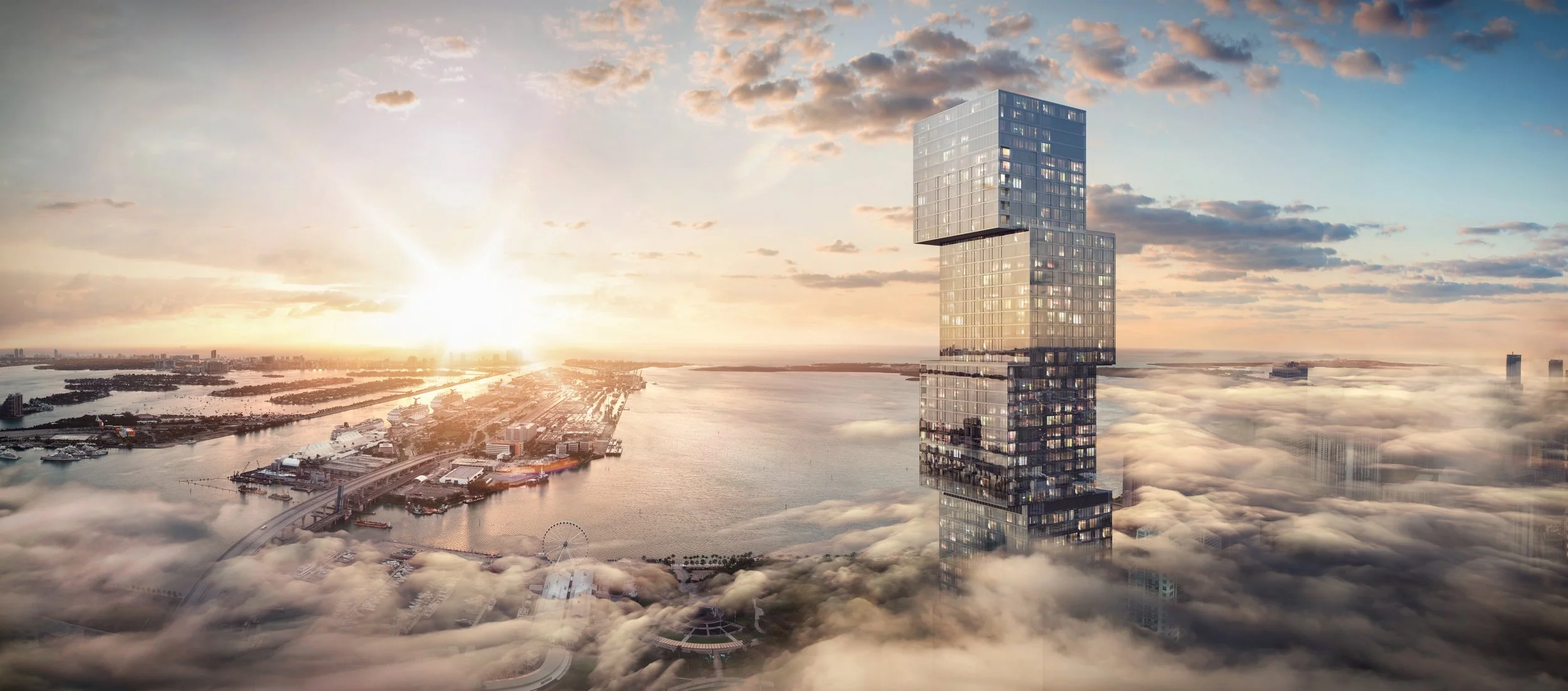 Waldorf Astoria Hotel & Residences, the first supertall tower to break ground in Miami, secures the largest condominium construction loan in Florida’s history