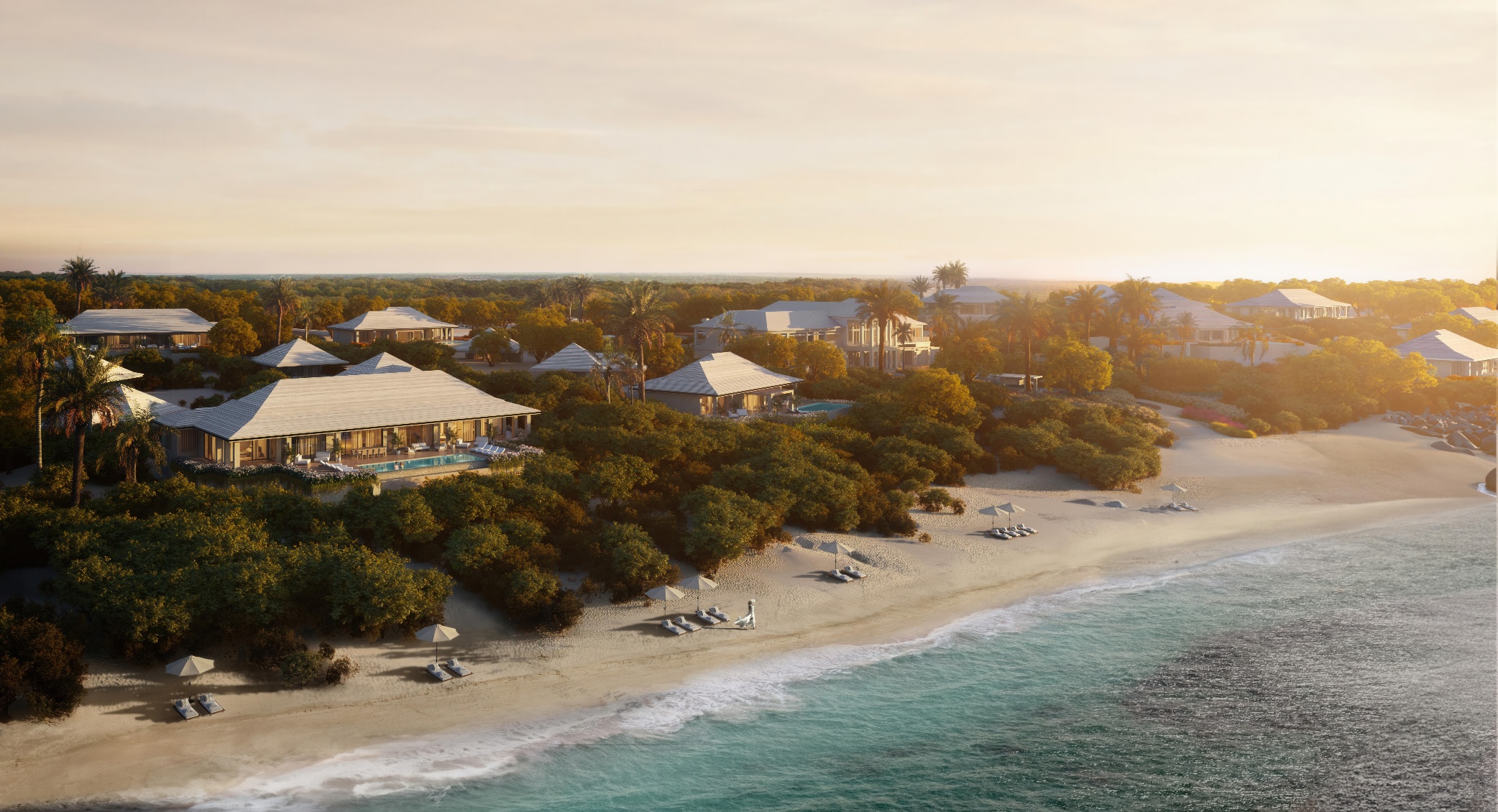 Rendering of Jack's Bay, Eleuthera