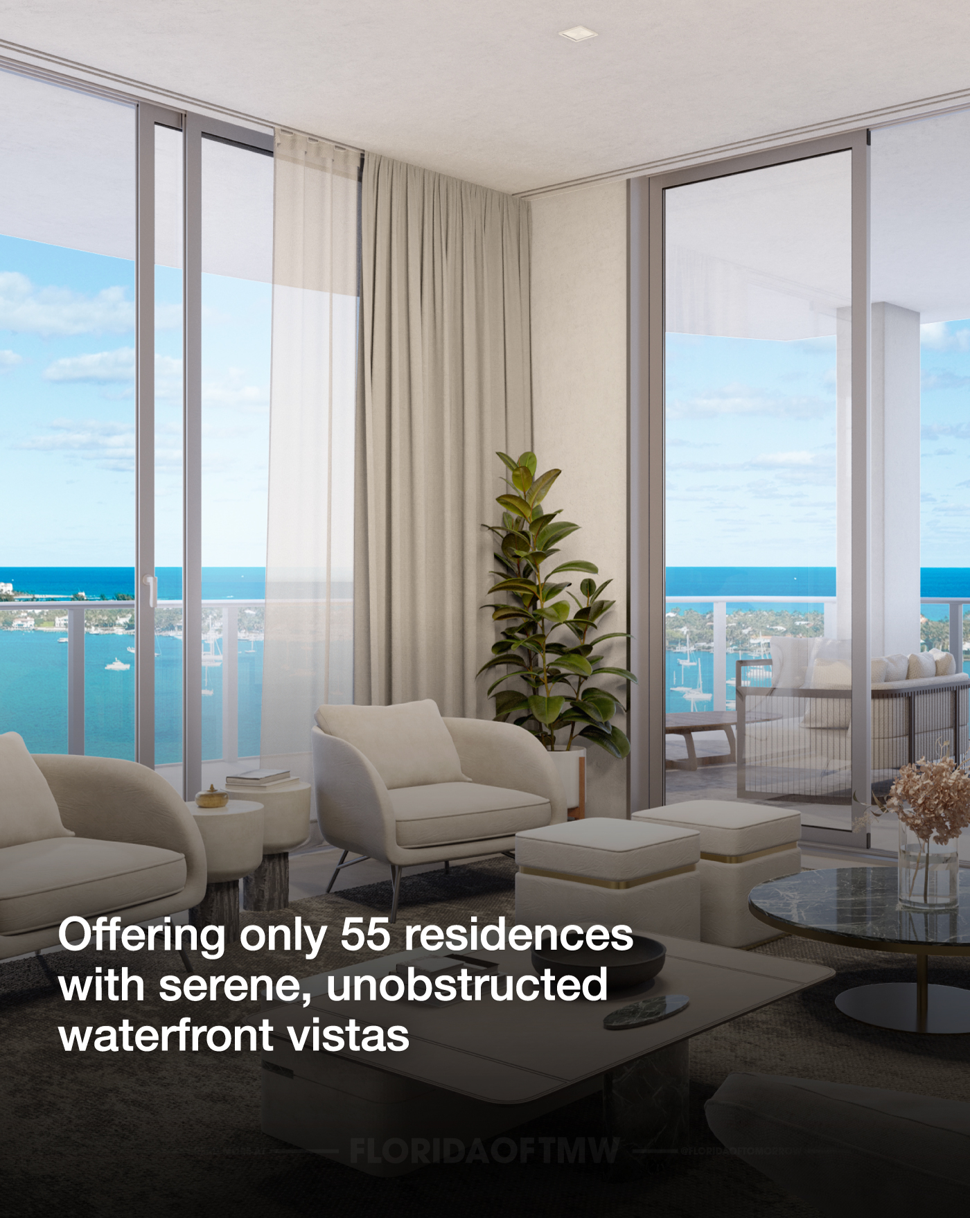 Alba Palm Beach, the luxury residential development offering direct water access and slips