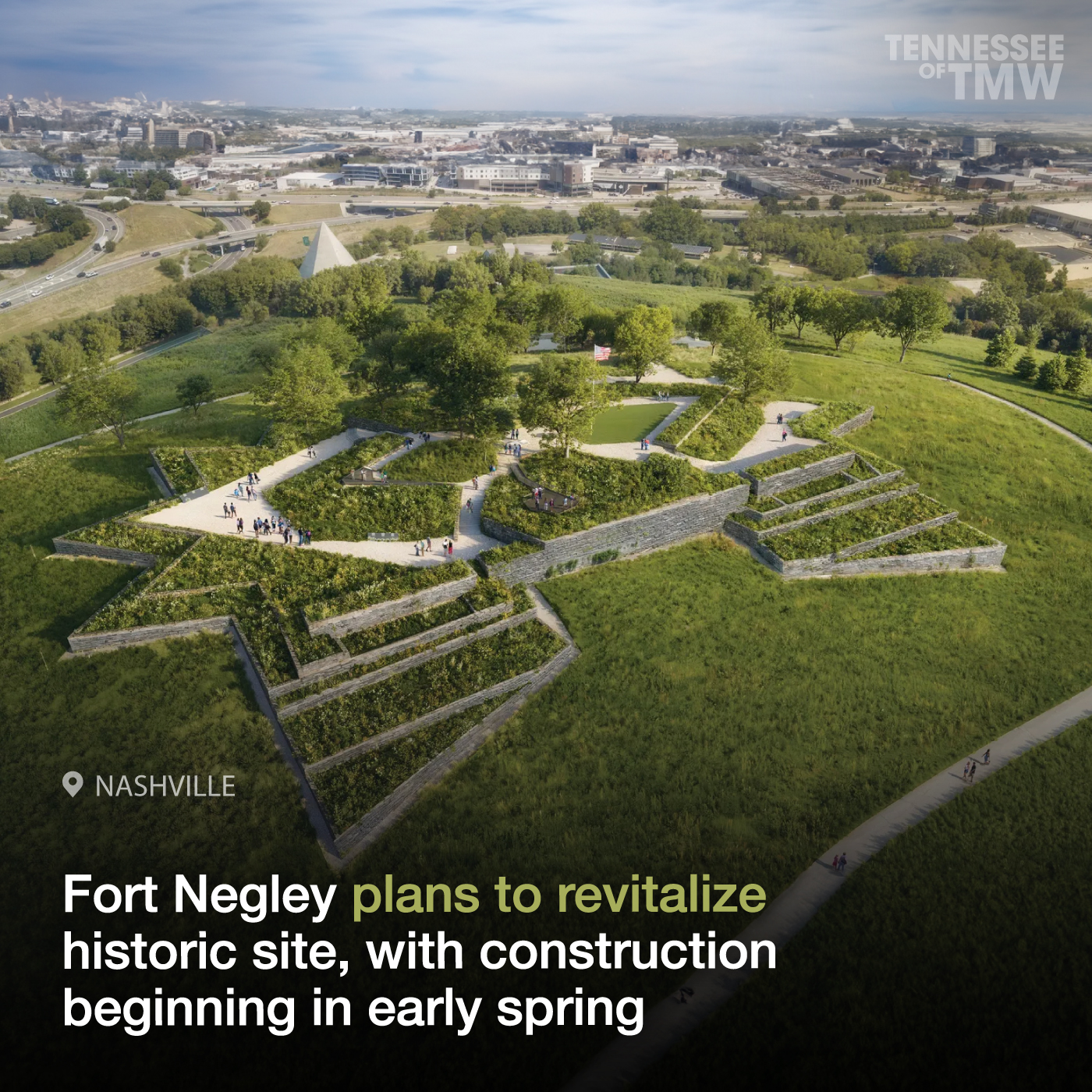 Fort Negley plans to revitalize historic site, with construction beginning in early spring