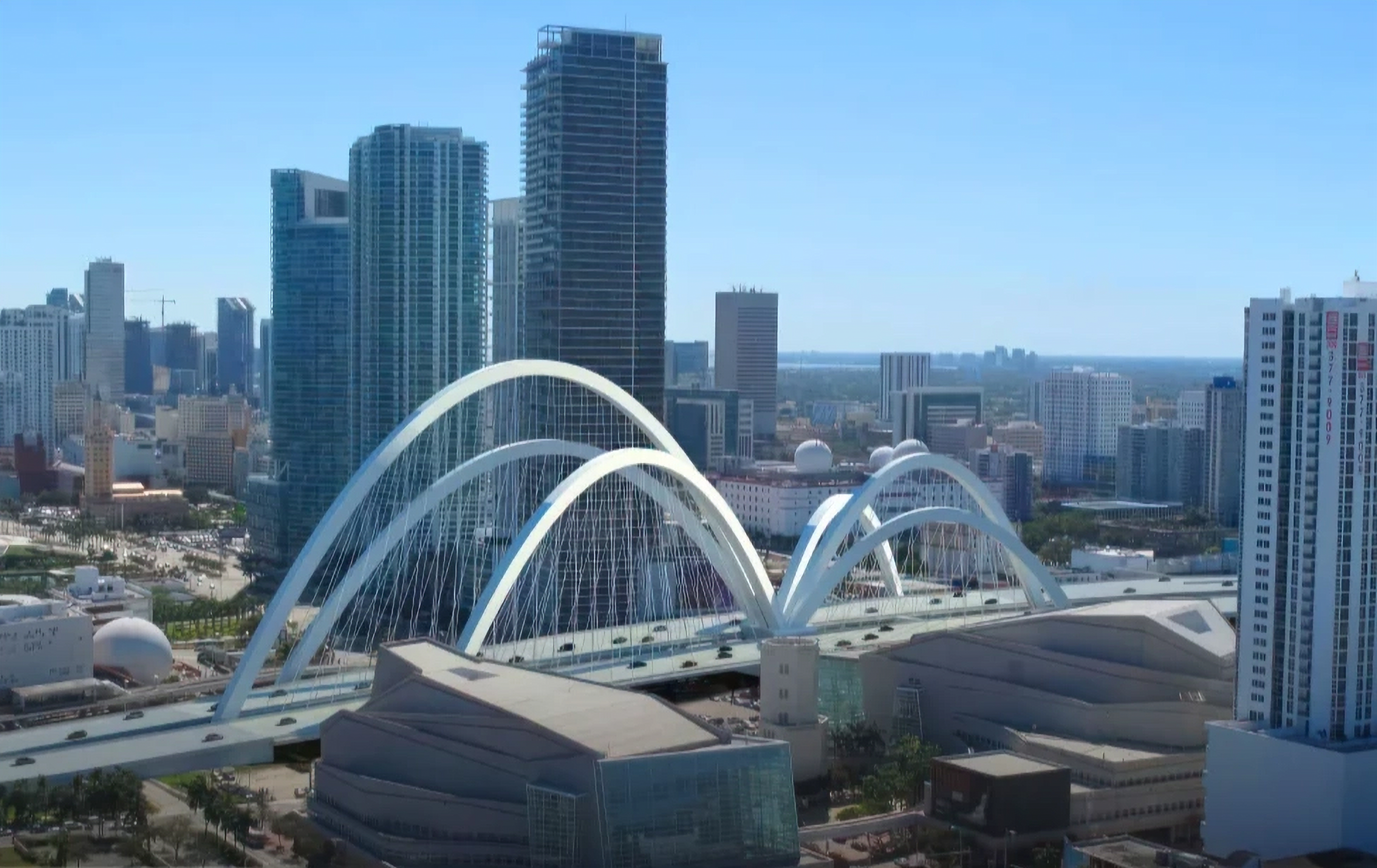 Miami’s new $840 million signature bridge and highway project expects 2027 completion