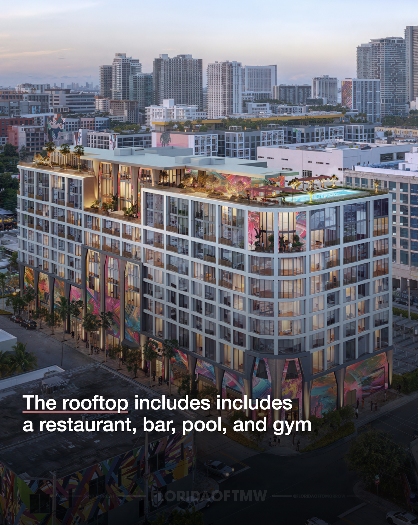 Hotel-condo with rooftop restaurant proposed in Wynwood Arts District
